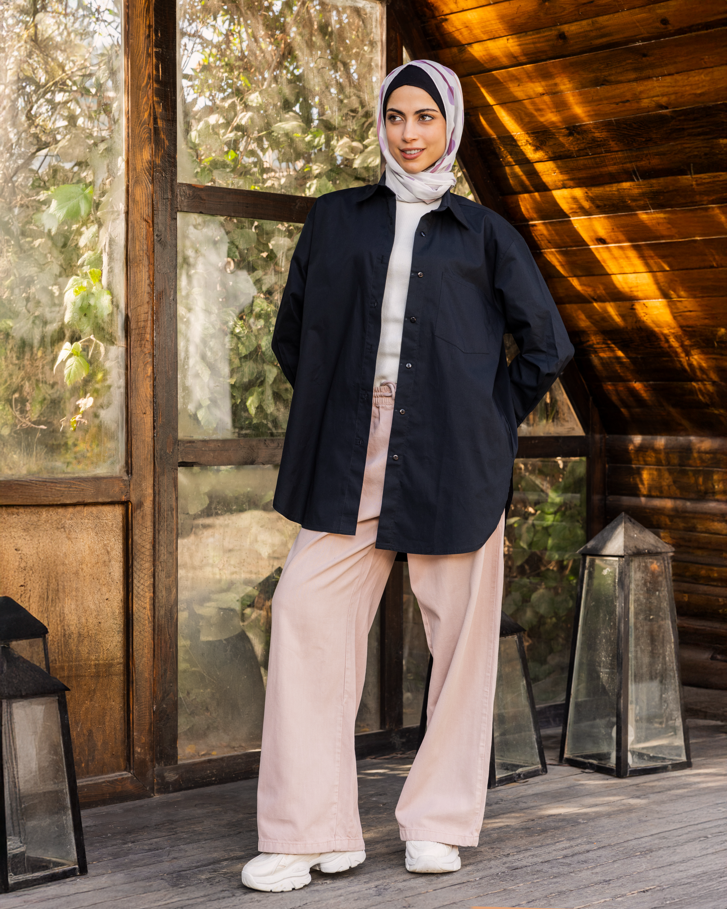 Long Plain Shirt 1612