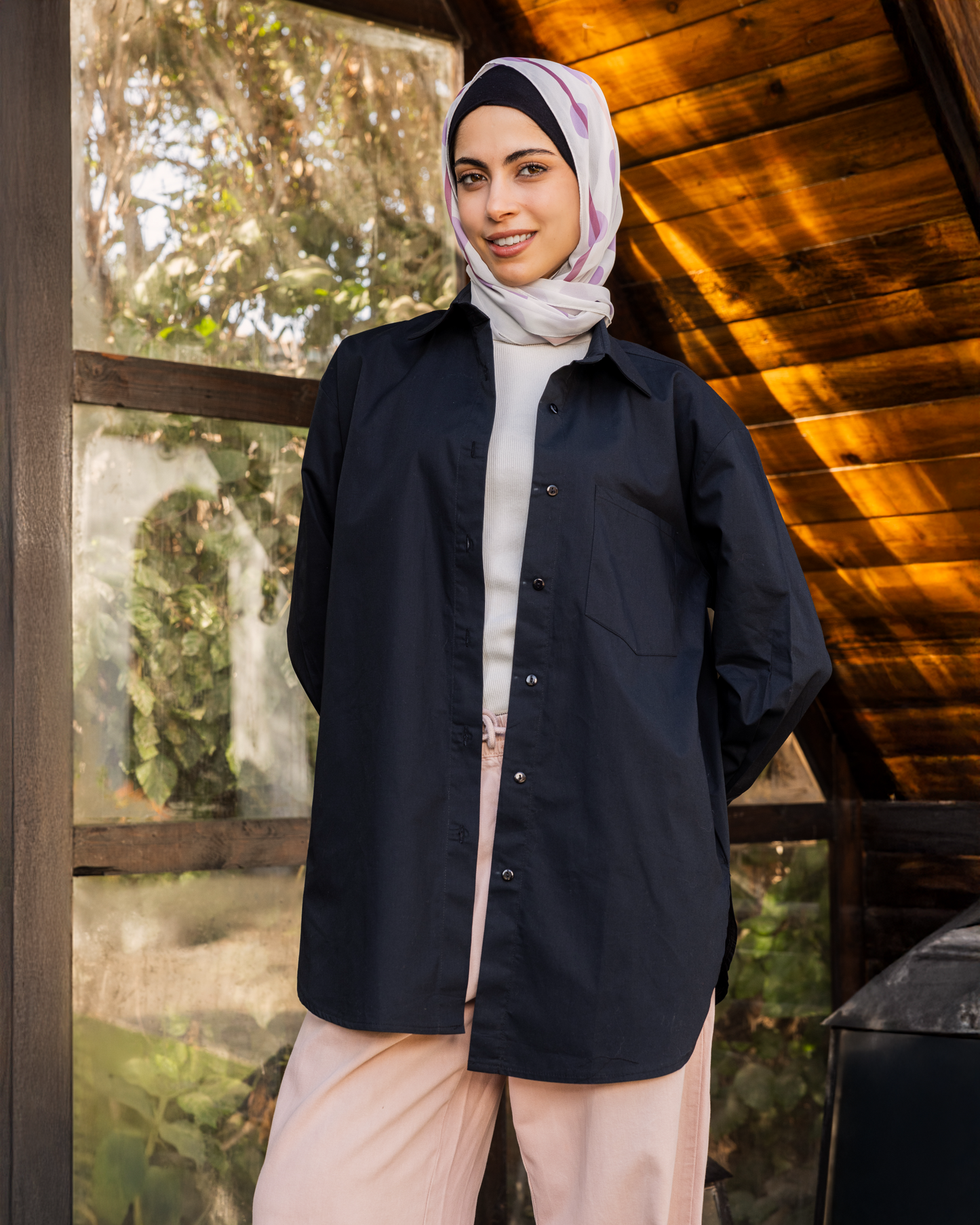 Long Plain Shirt 1612