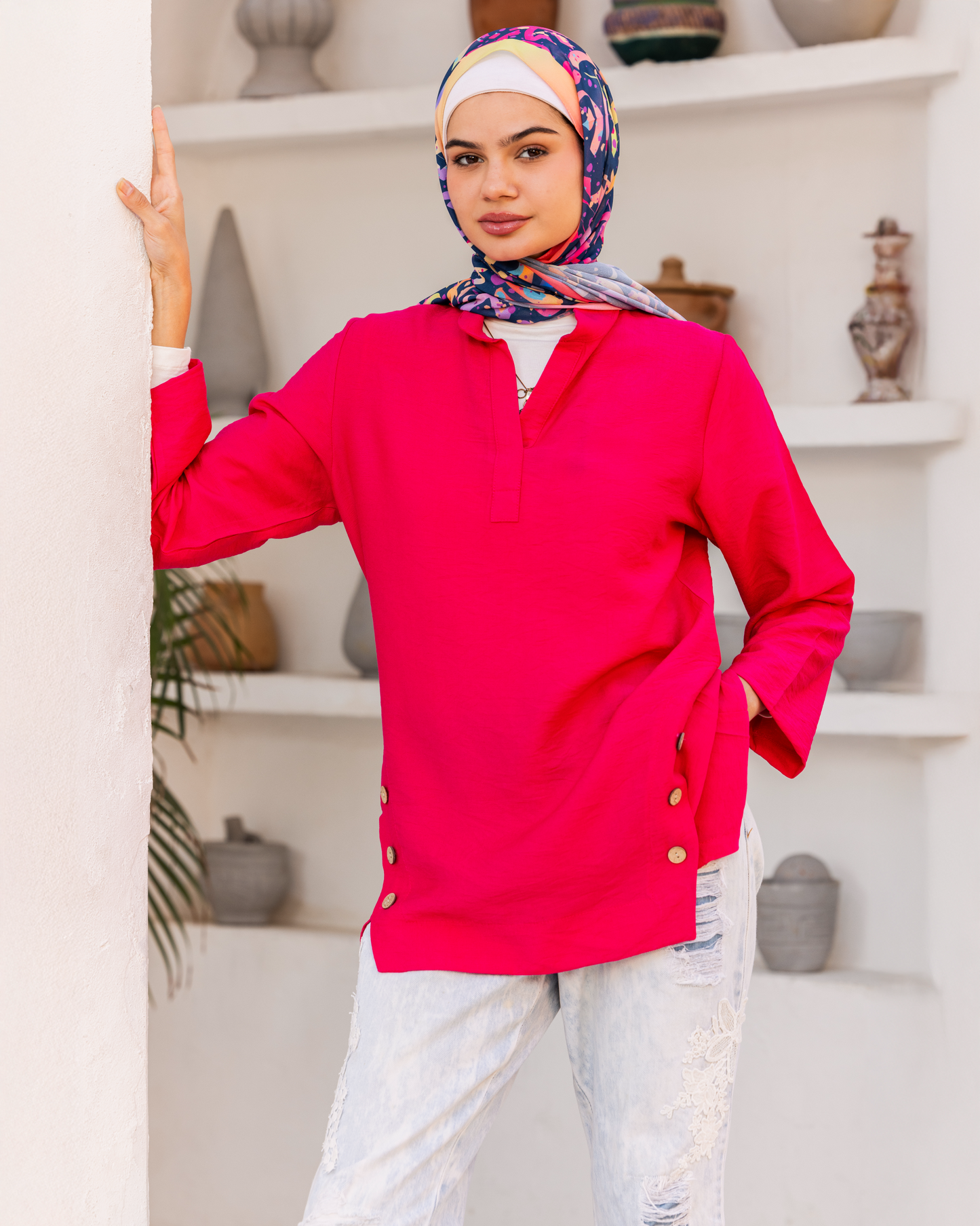 Long Plain Shirt 1612
