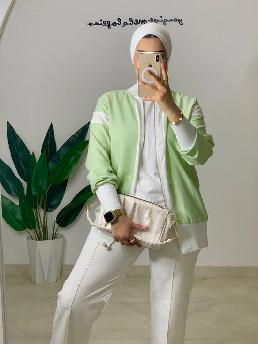 2305 linen jacket+mmelton