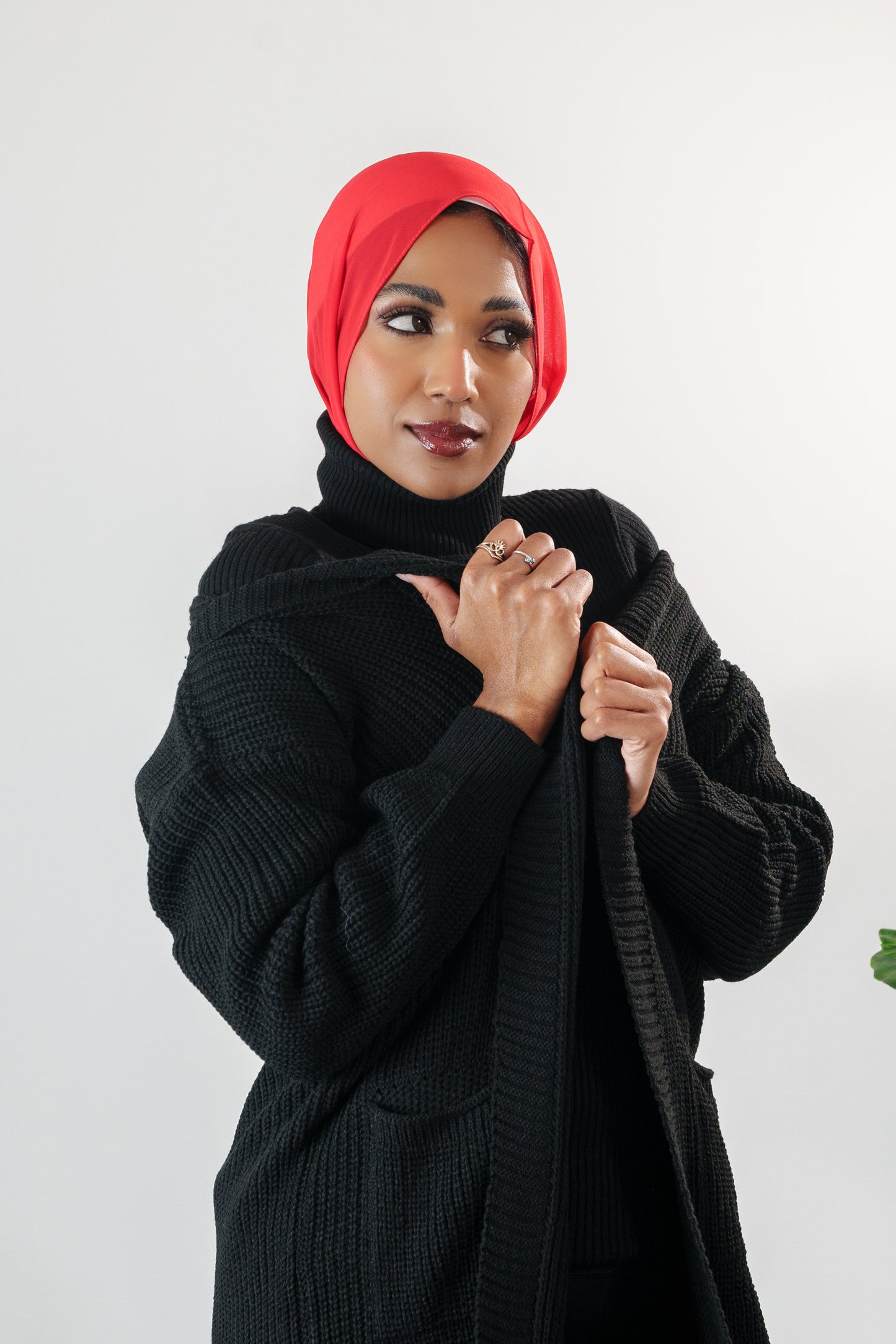 Long cardigan with pockets