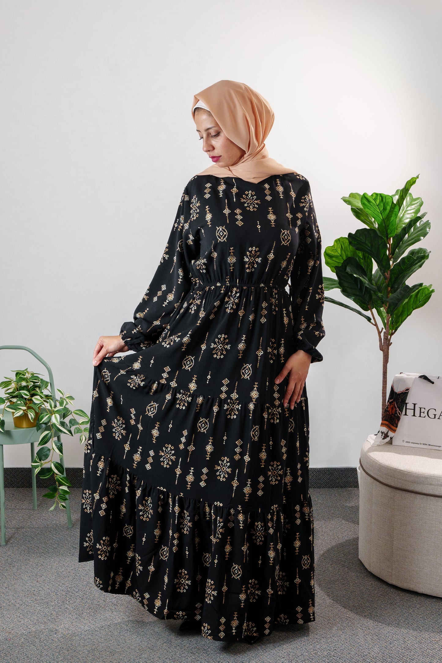 Women's Printed Maxi Dress