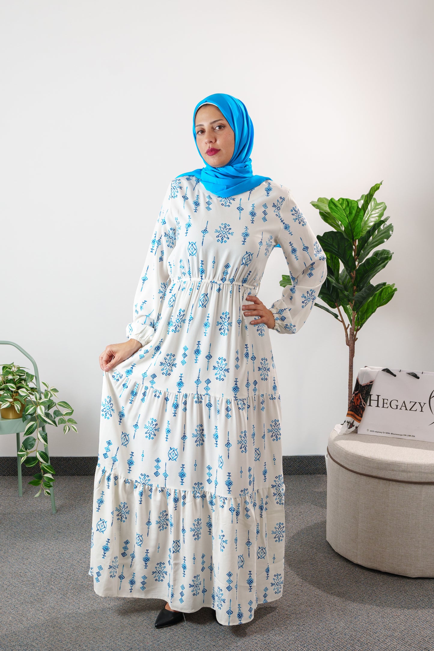 Women's Printed Maxi Dress