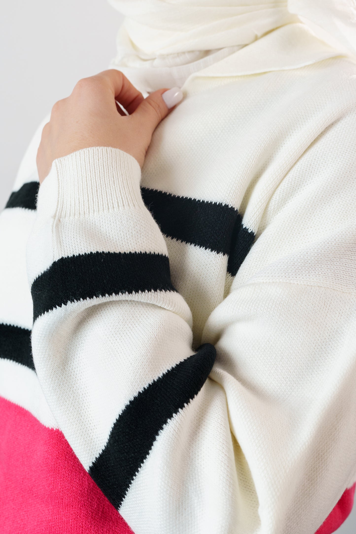 Women's Striped Knit Sweater