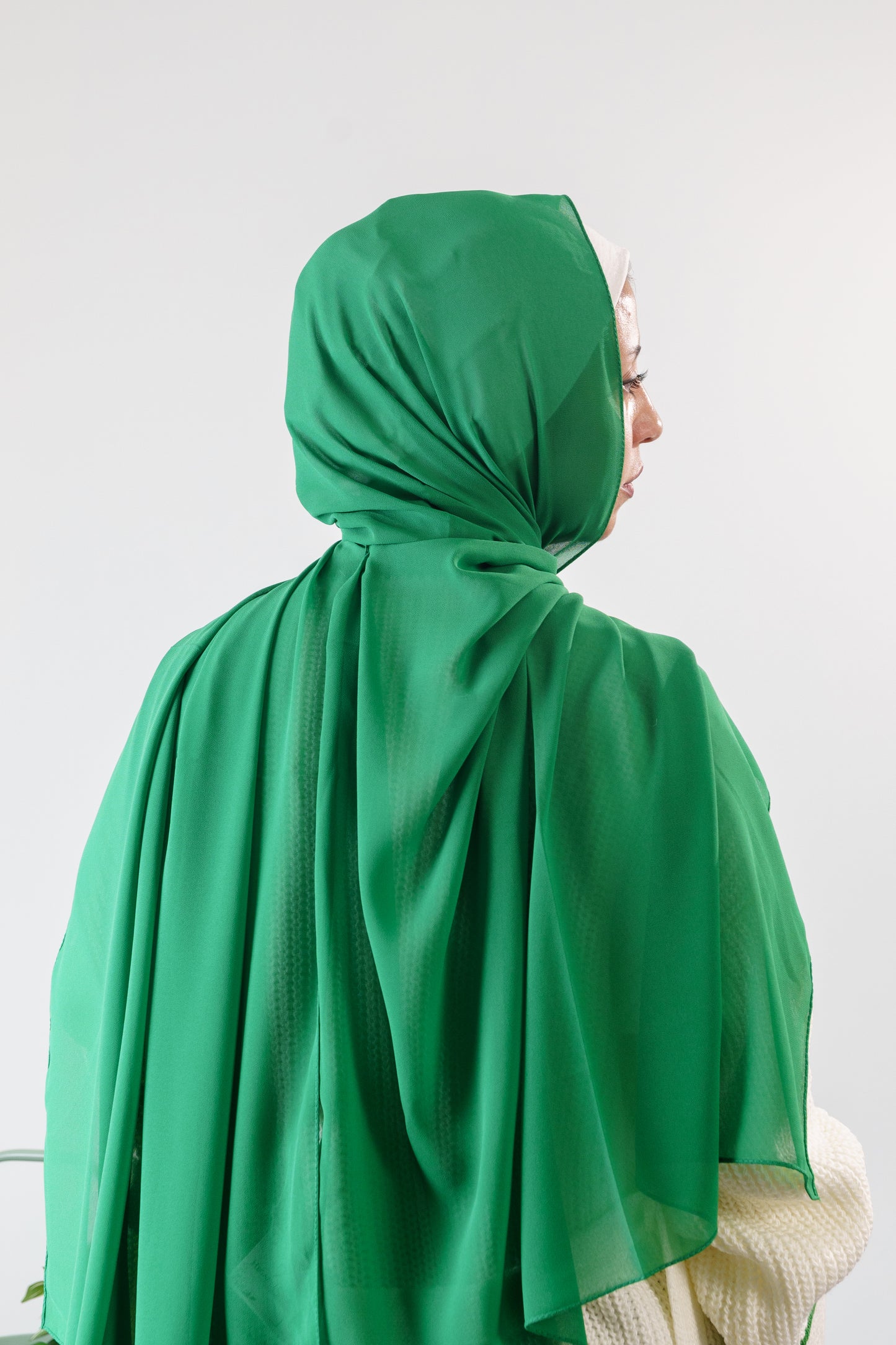 rectangle chiffon scarf