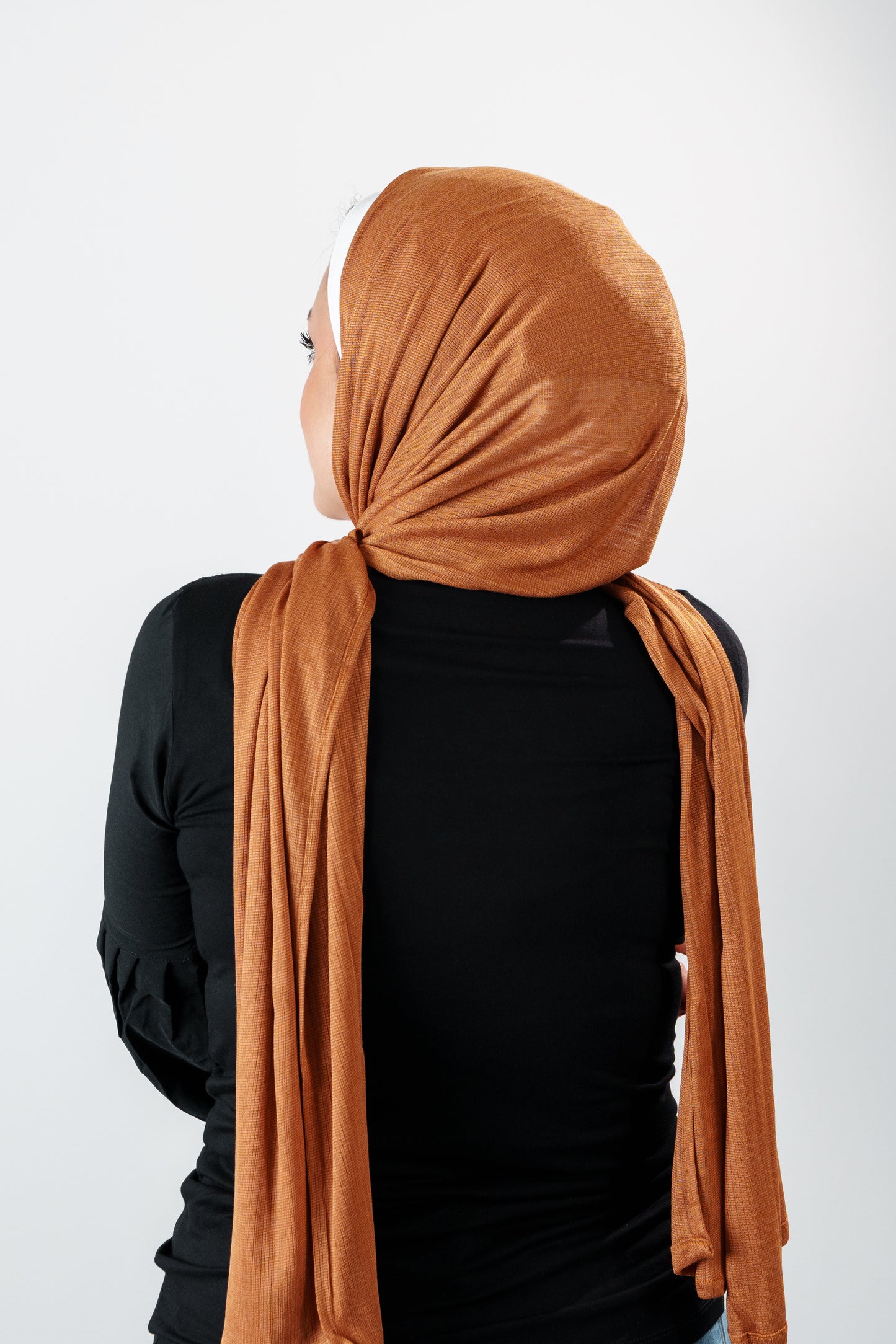 Foulard côtelé polyvalent pour femme