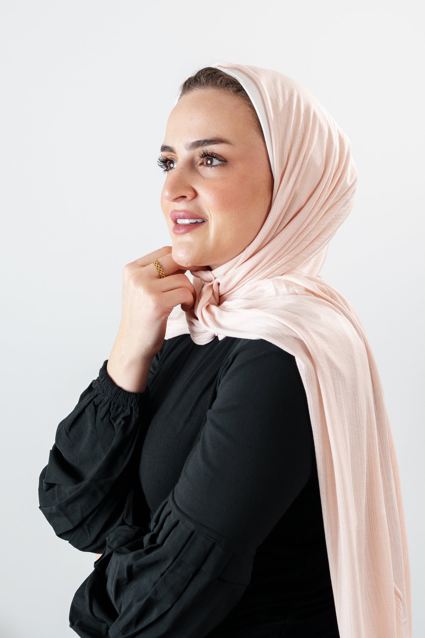 Foulard côtelé polyvalent pour femme