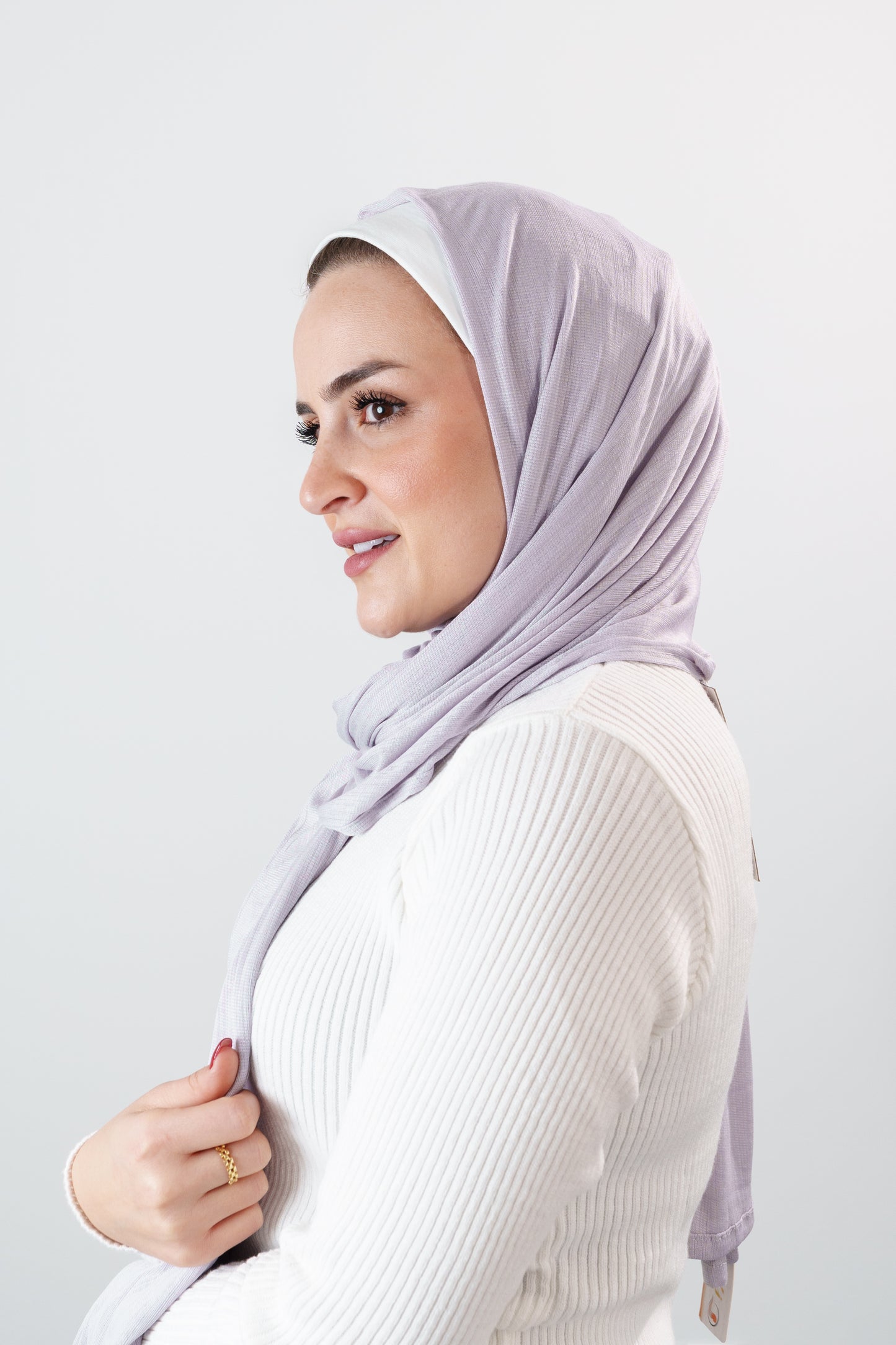 Foulard côtelé polyvalent pour femme