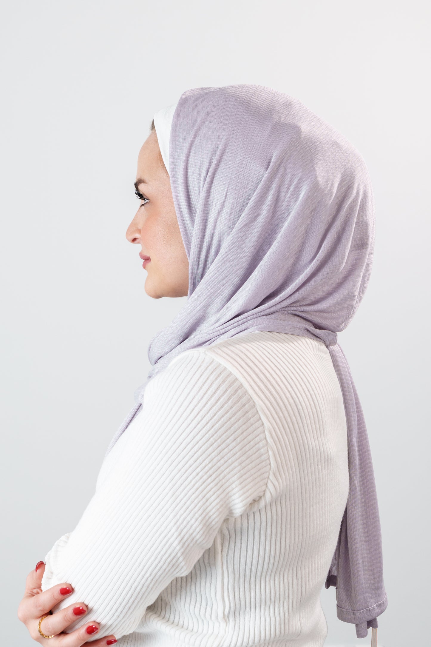Foulard côtelé polyvalent pour femme