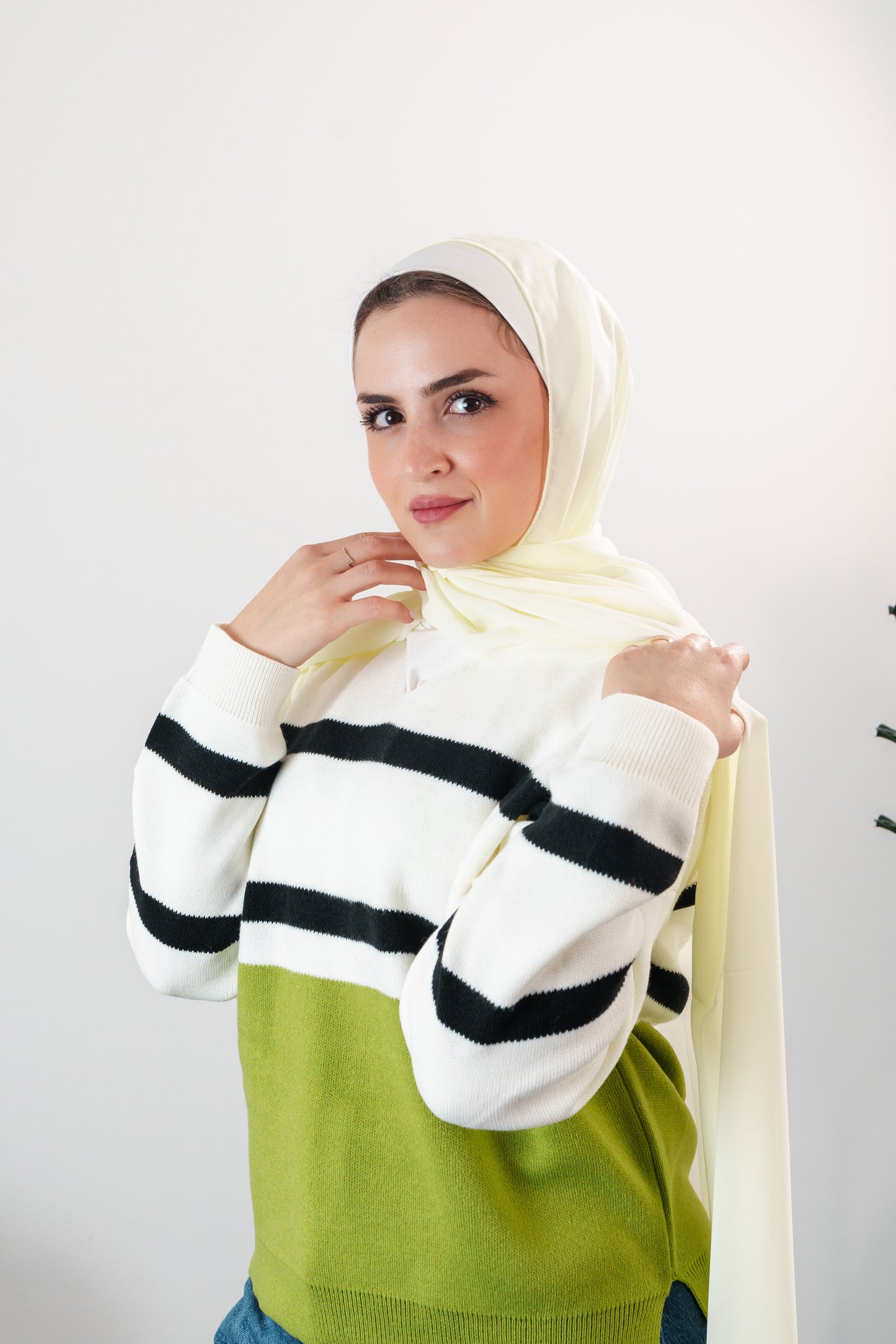 Women's Striped Knit Sweater