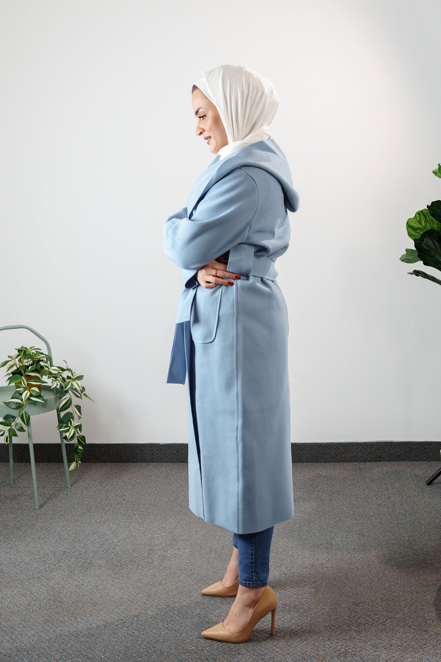 Women's Classic Long Wrap Coat