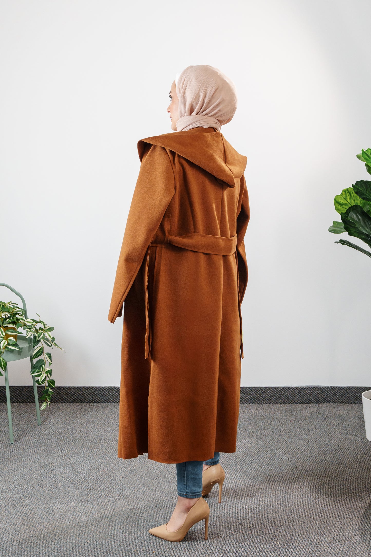 Women's Classic Long Wrap Coat
