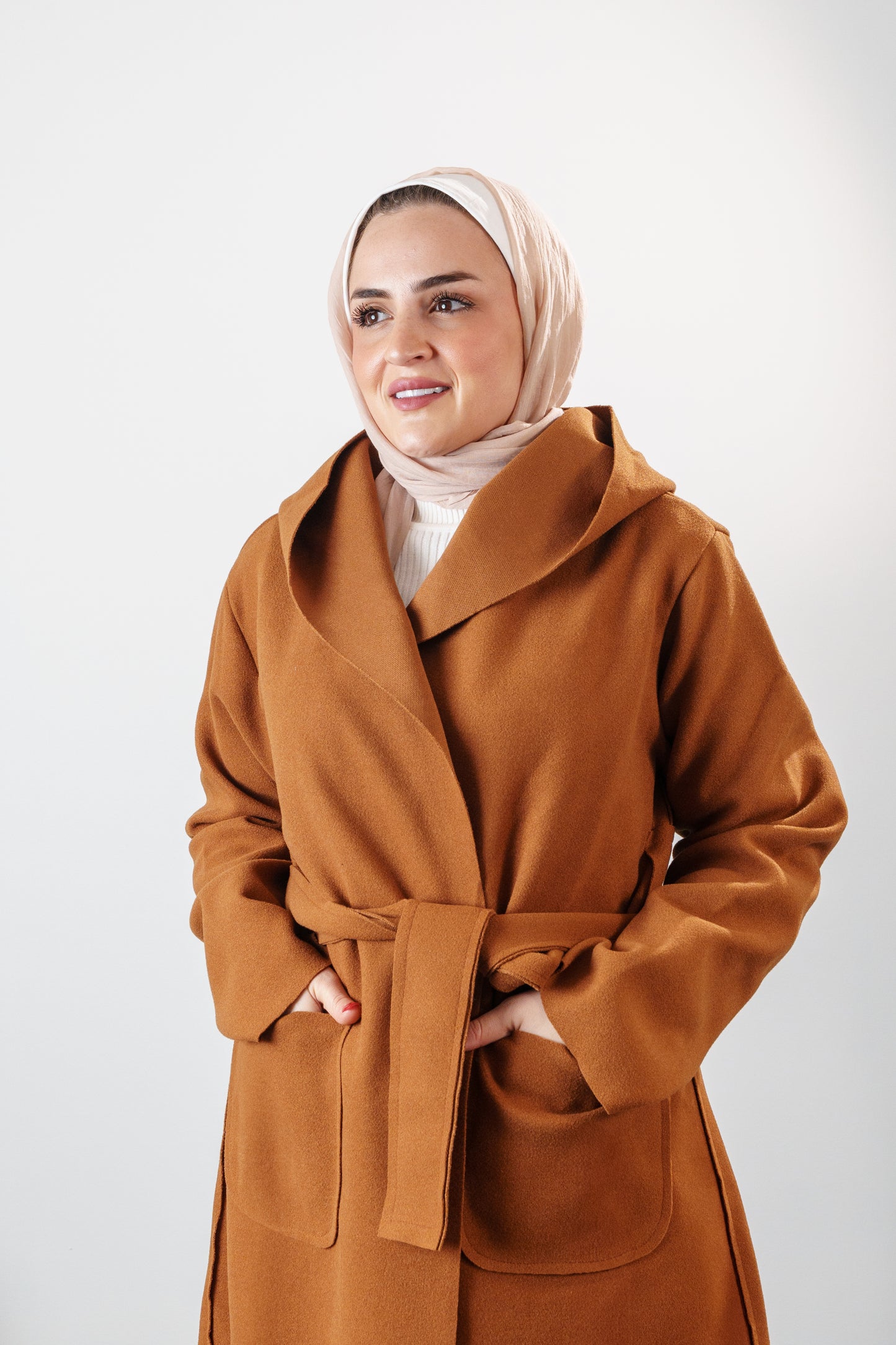 Women's Classic Long Wrap Coat