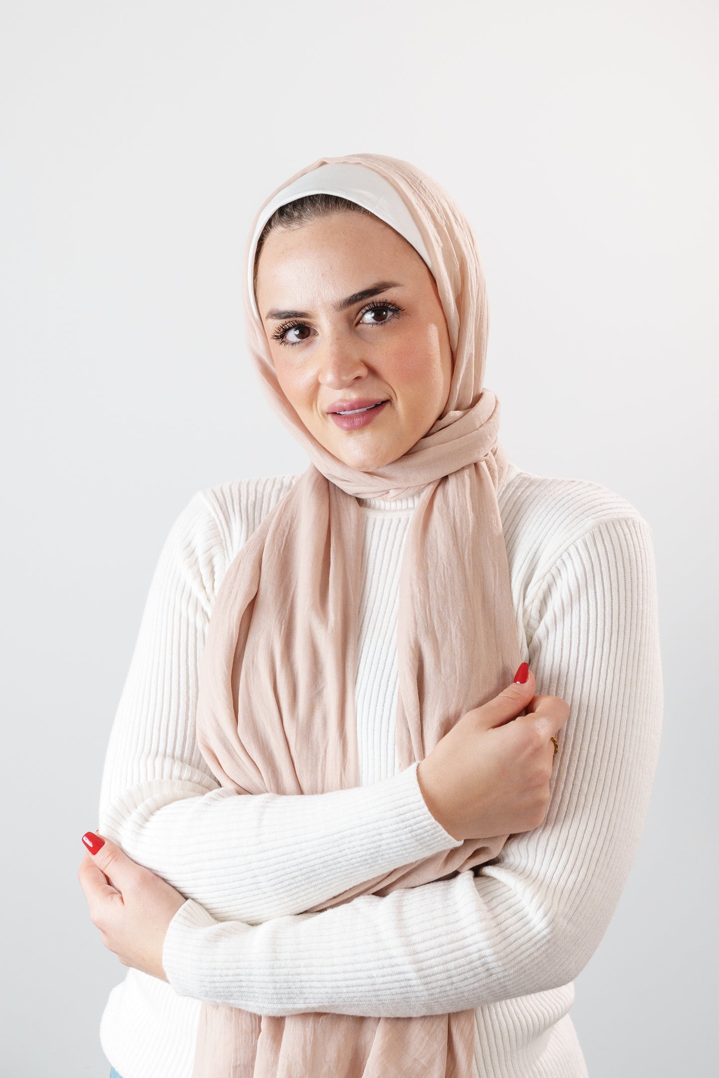 Foulard côtelé polyvalent pour femme