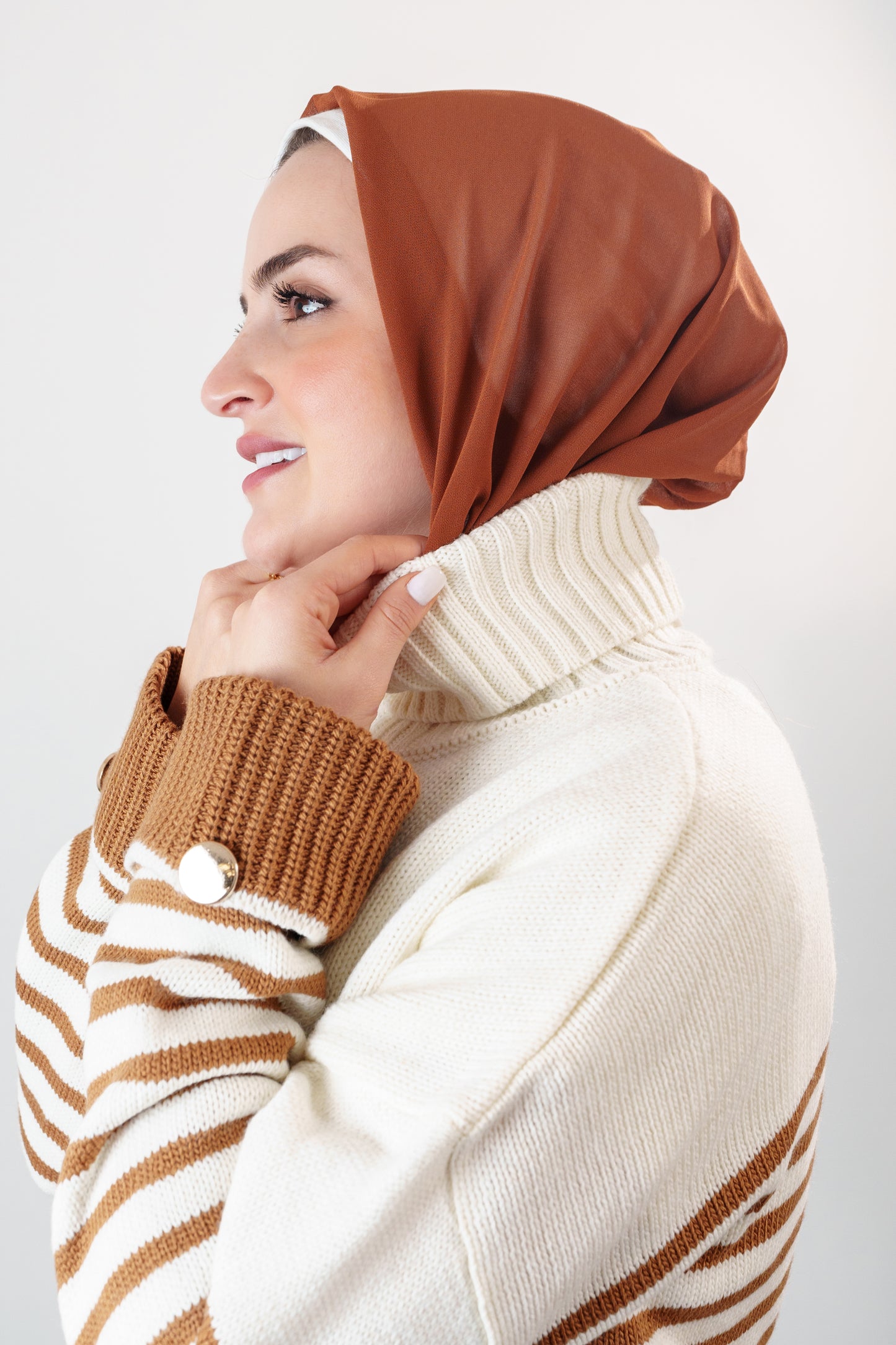 long striped sweater