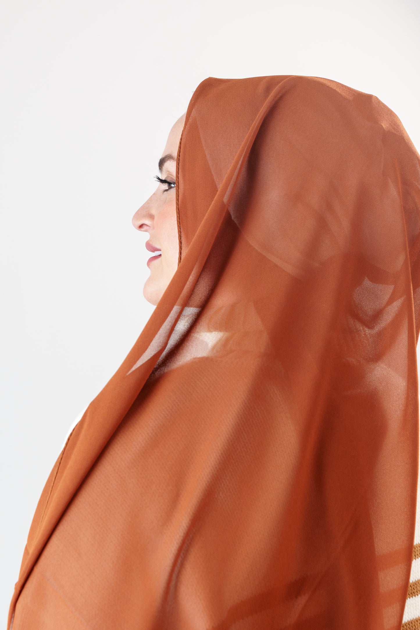 rectangle chiffon scarf