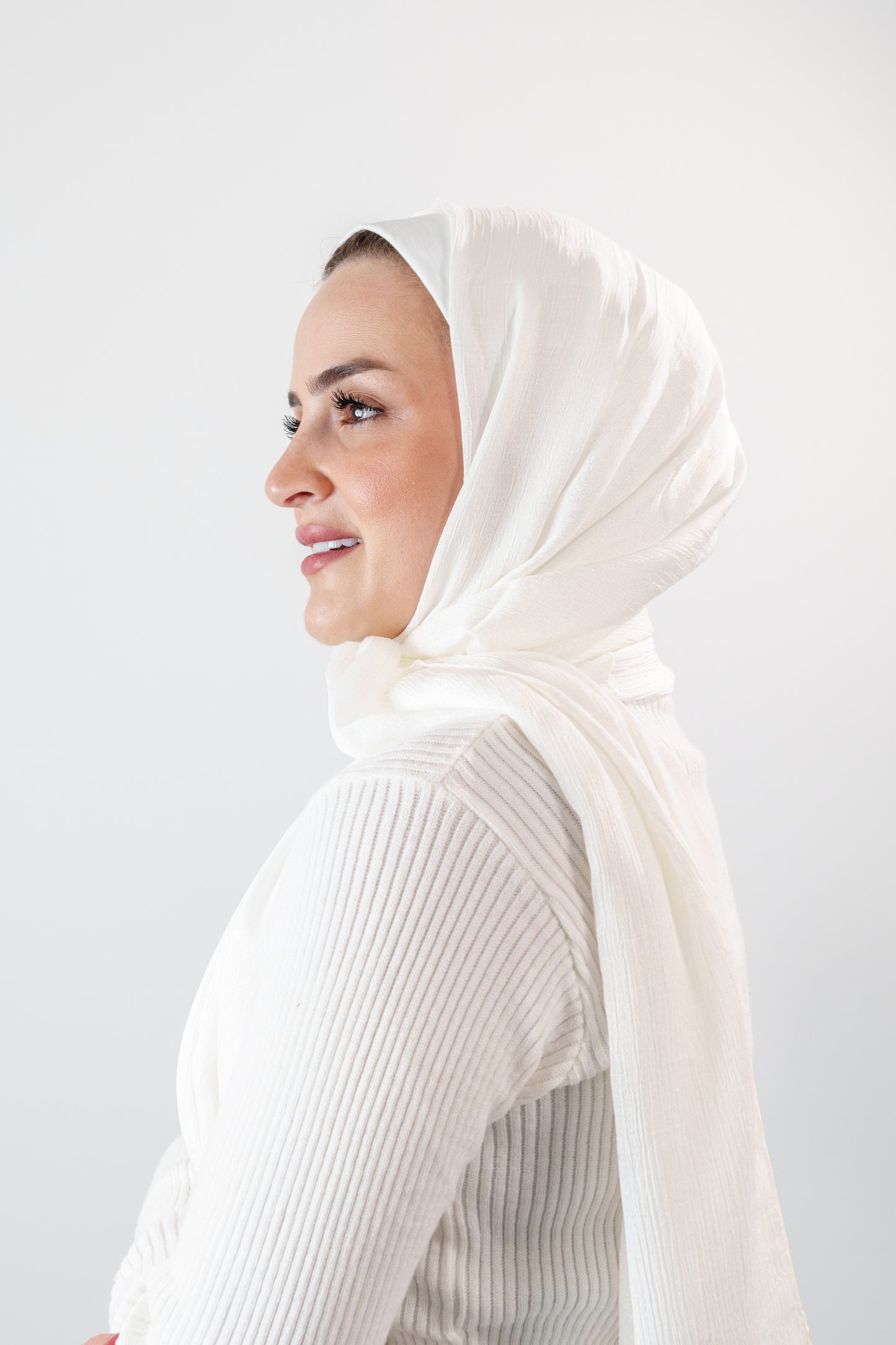 Foulard côtelé polyvalent pour femme