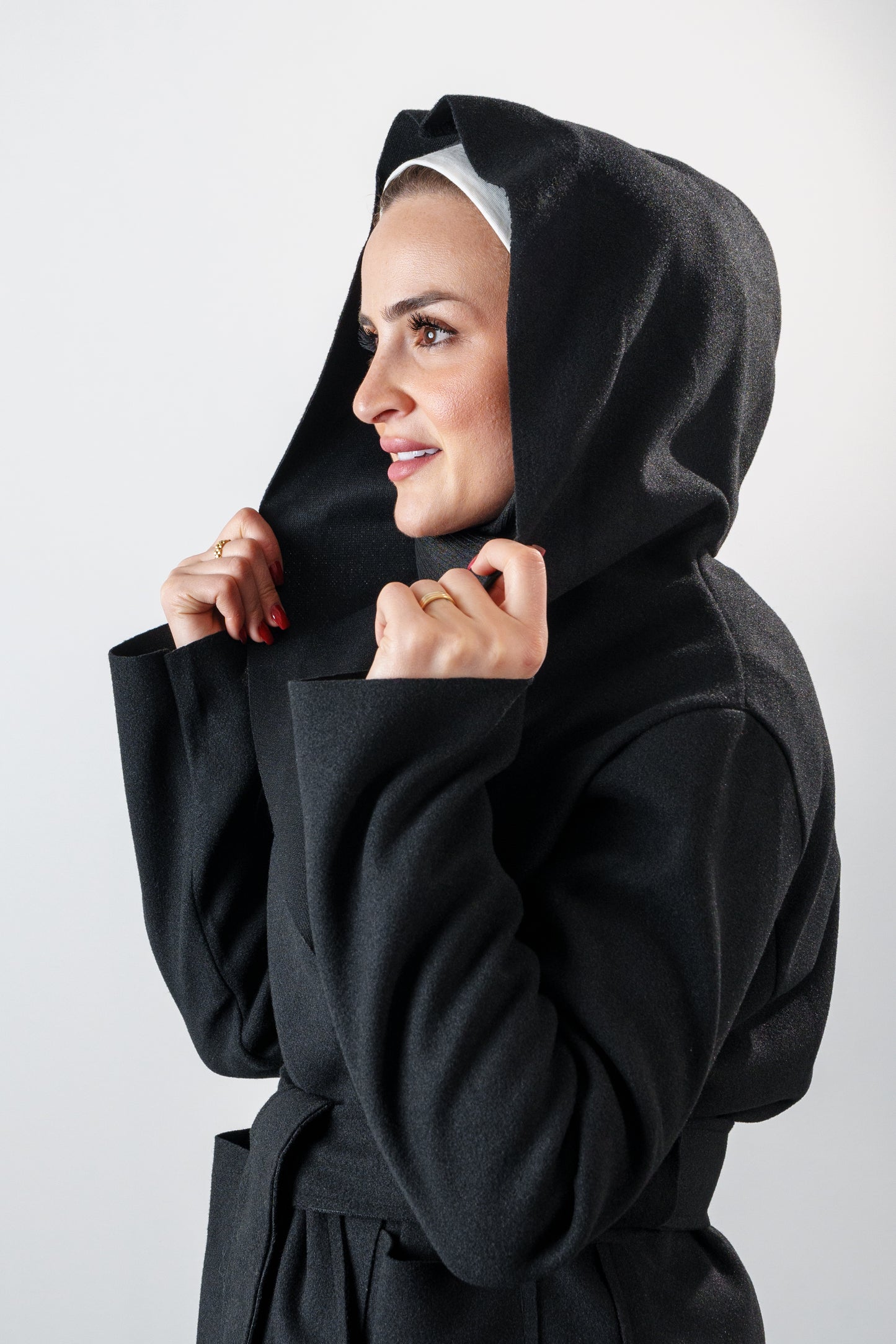 Women's Classic Long Wrap Coat