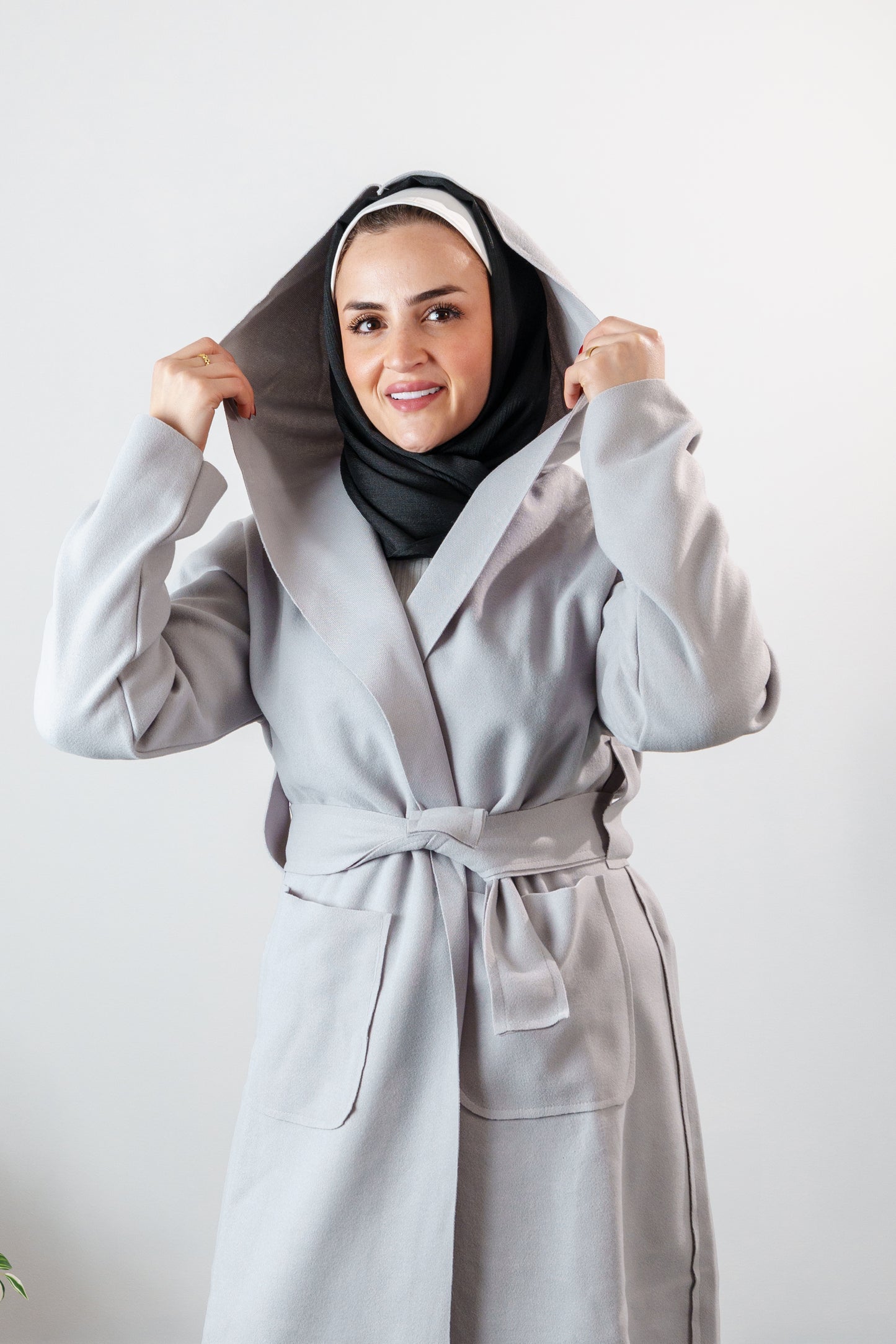 Women's Classic Long Wrap Coat