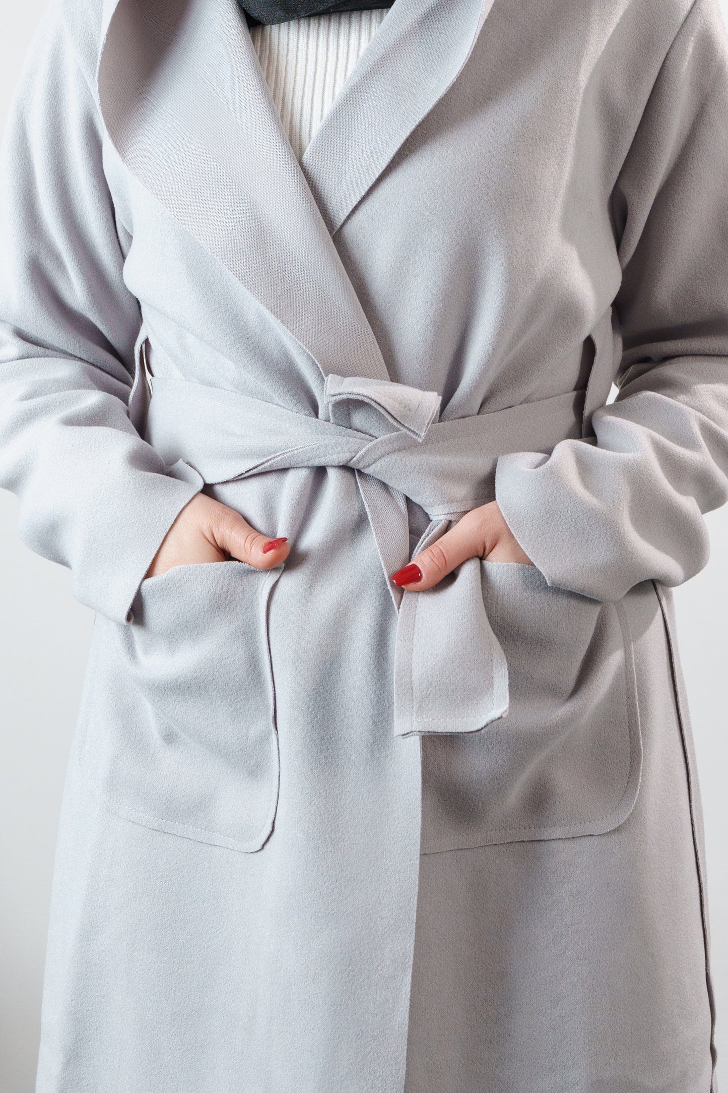 Women's Classic Long Wrap Coat