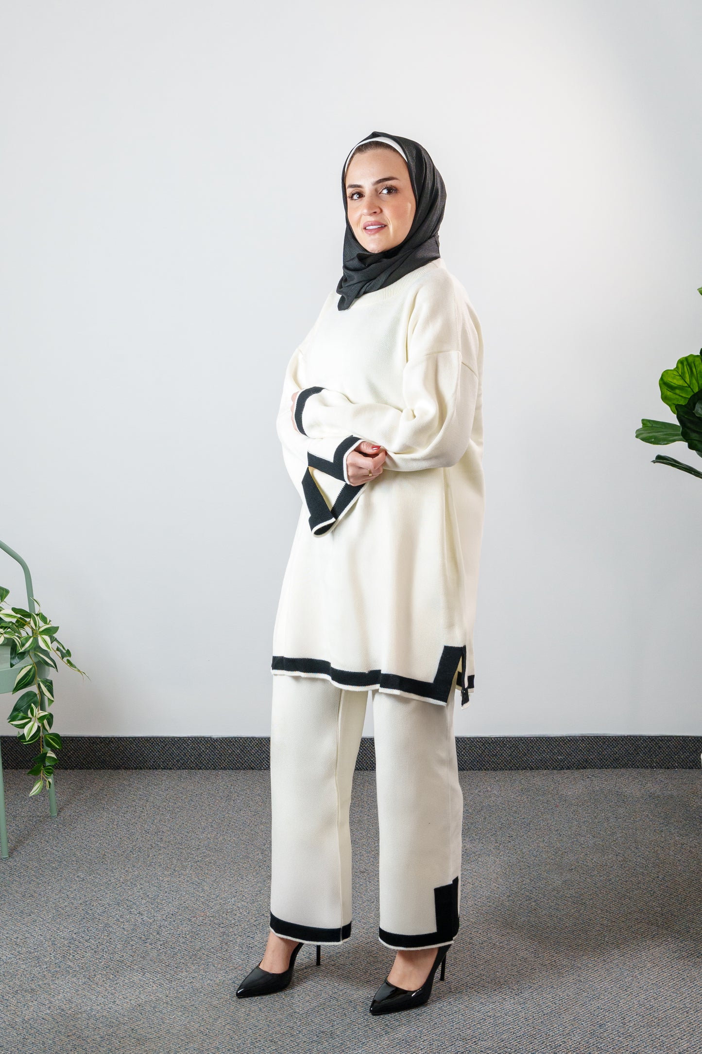 Women's Two-Piece Long Tunic Set