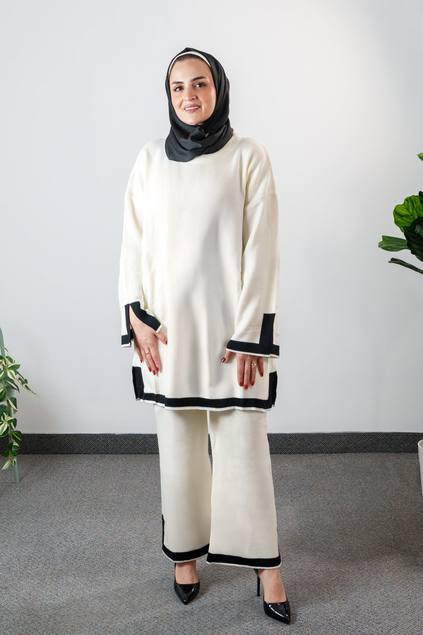 Women's Two-Piece Long Tunic Set