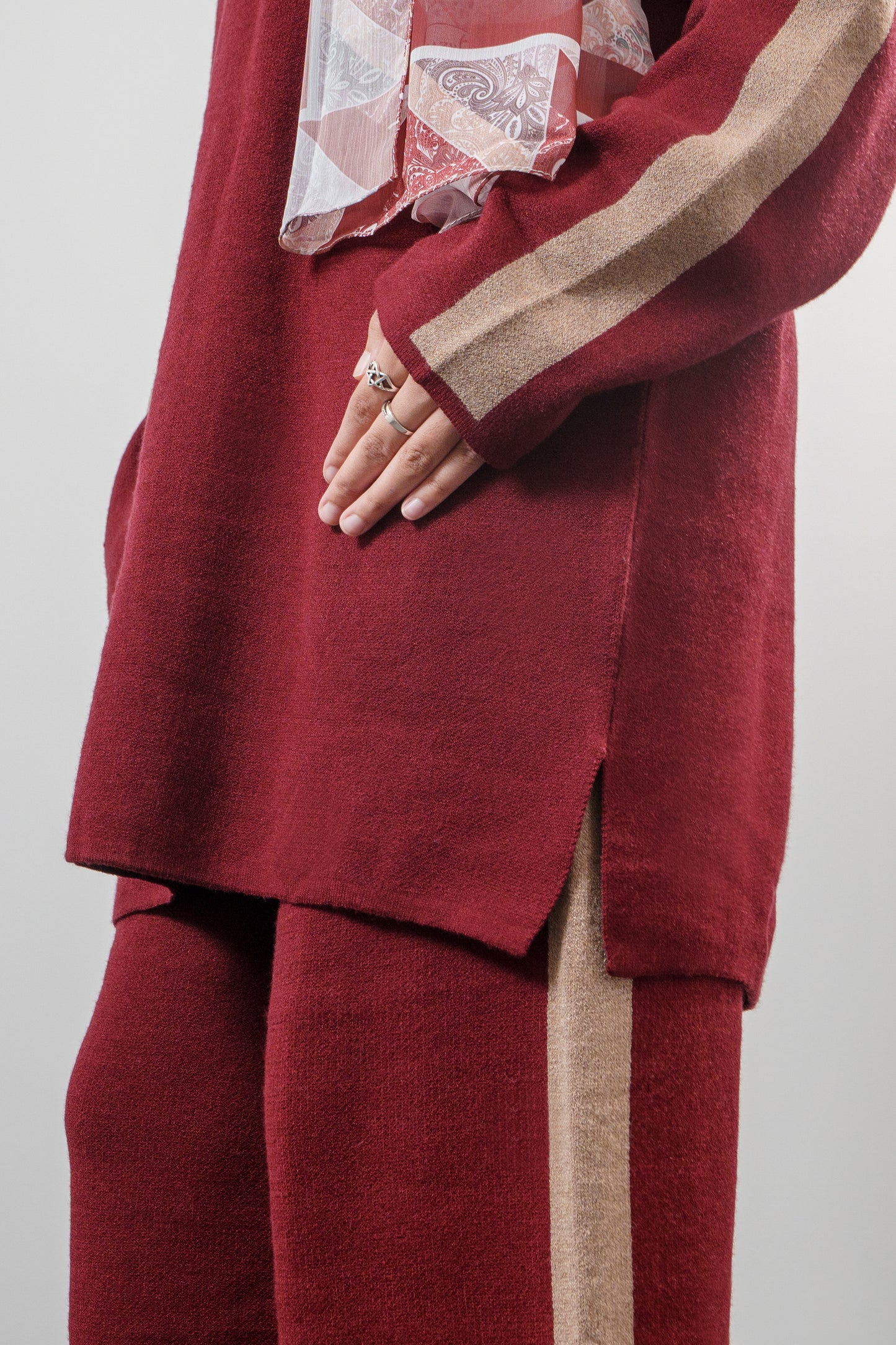 Knitwear two piece set