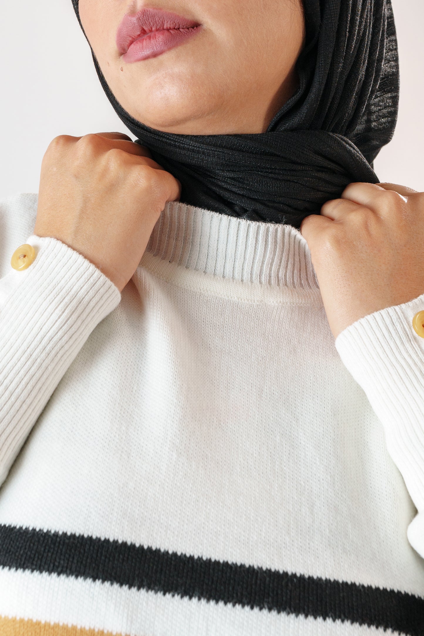 Striped Knit Sweater