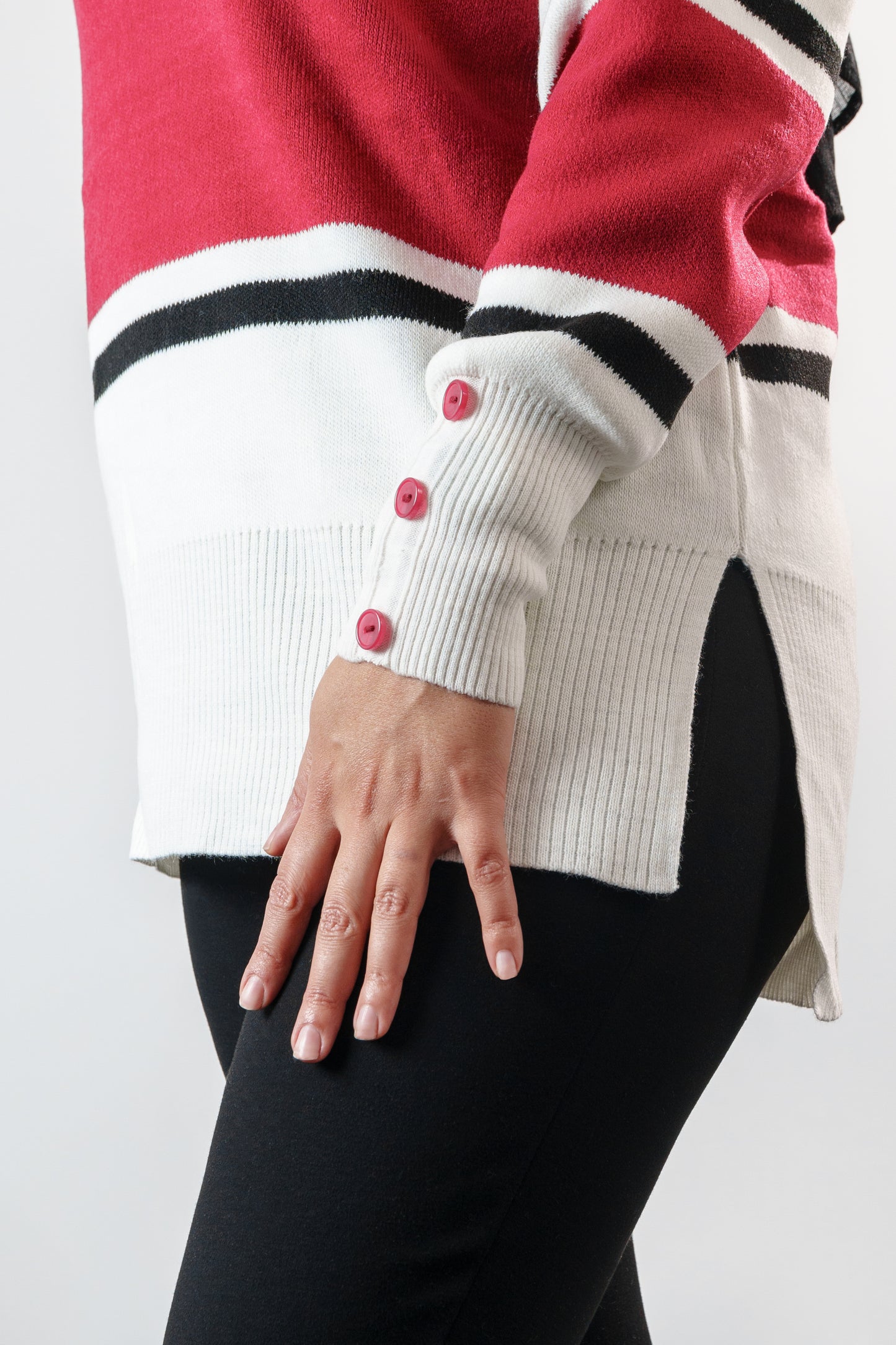 Striped Knit Sweater