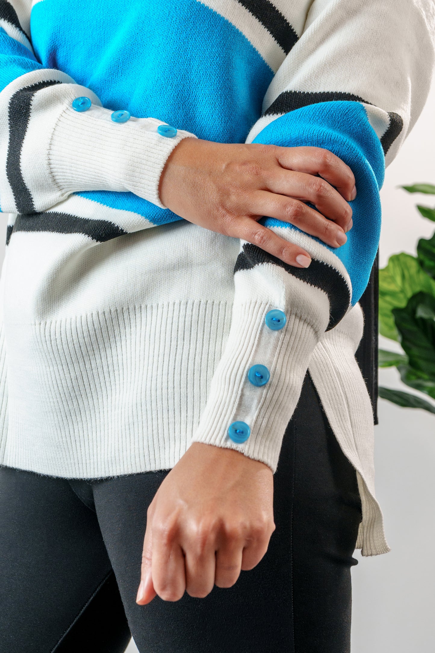 Striped Knit Sweater