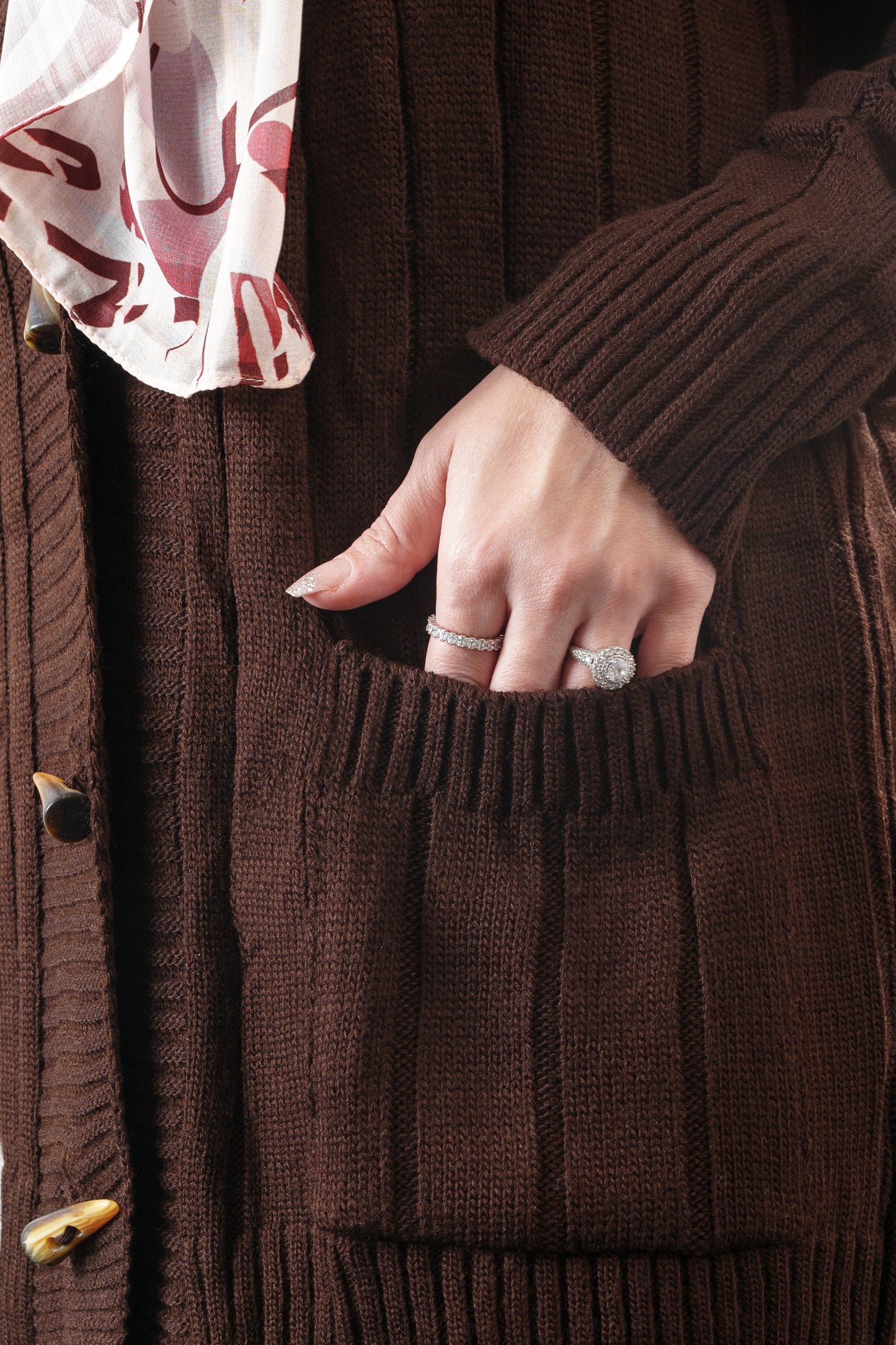 Knit Cardigan and Pant Set