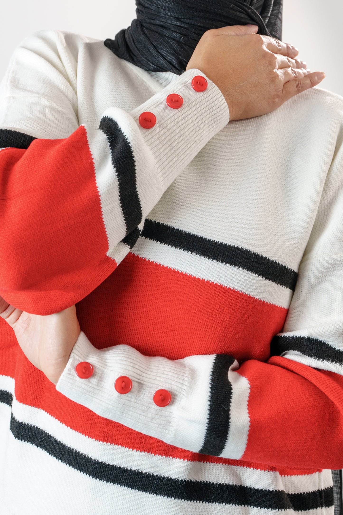 Striped Knit Sweater