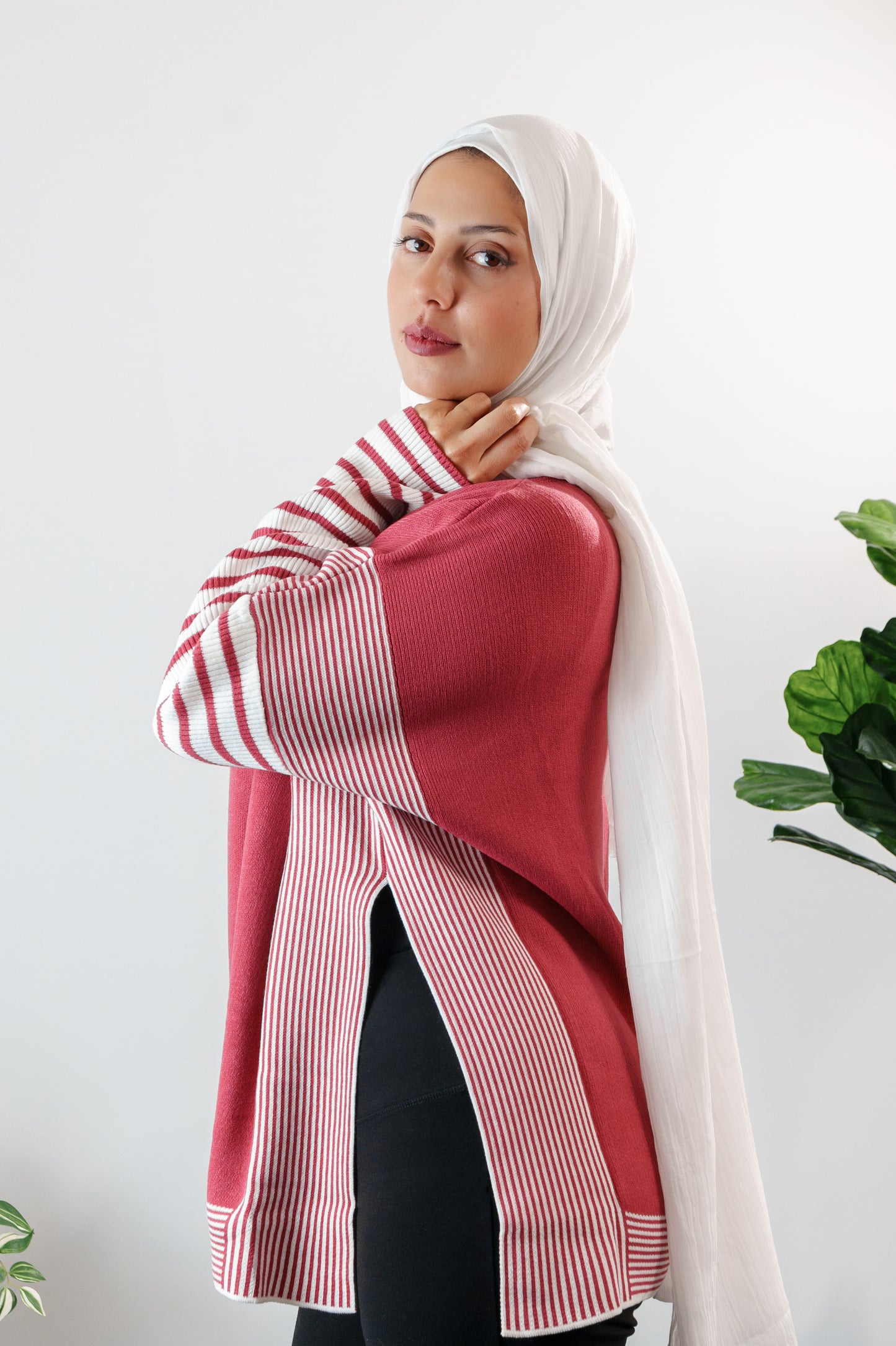 Striped Knit Sweater