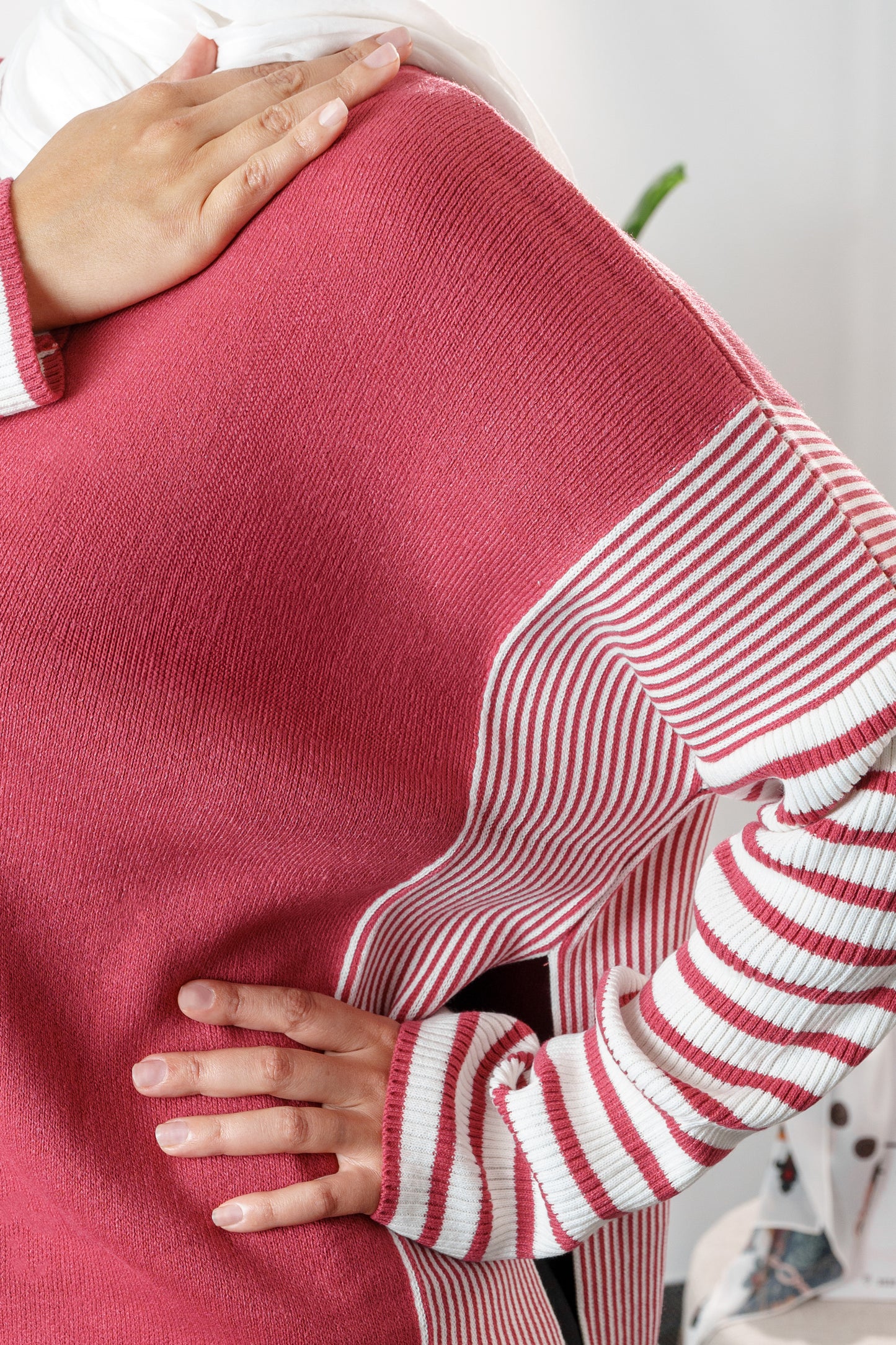 Striped Knit Sweater
