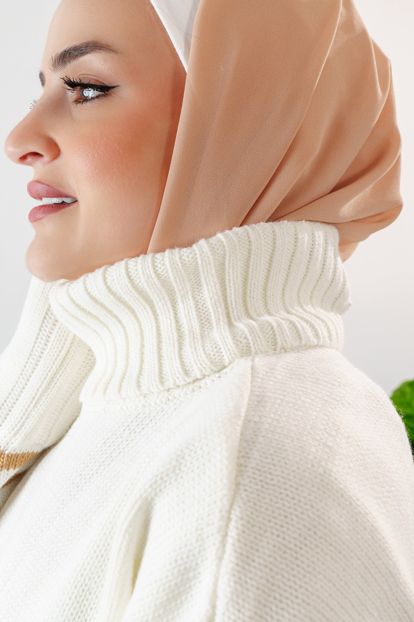 long striped sweater