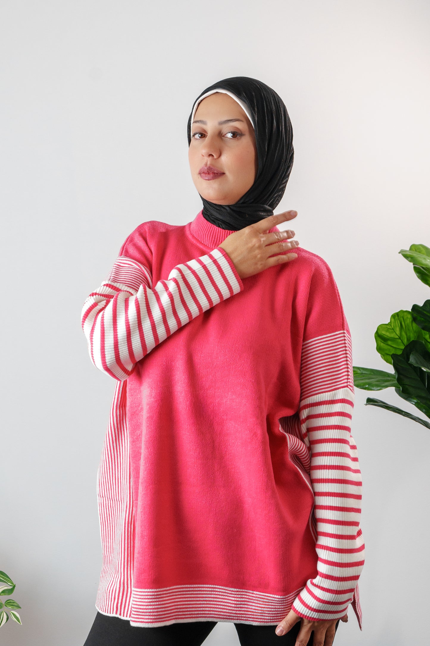 Striped Knit Sweater