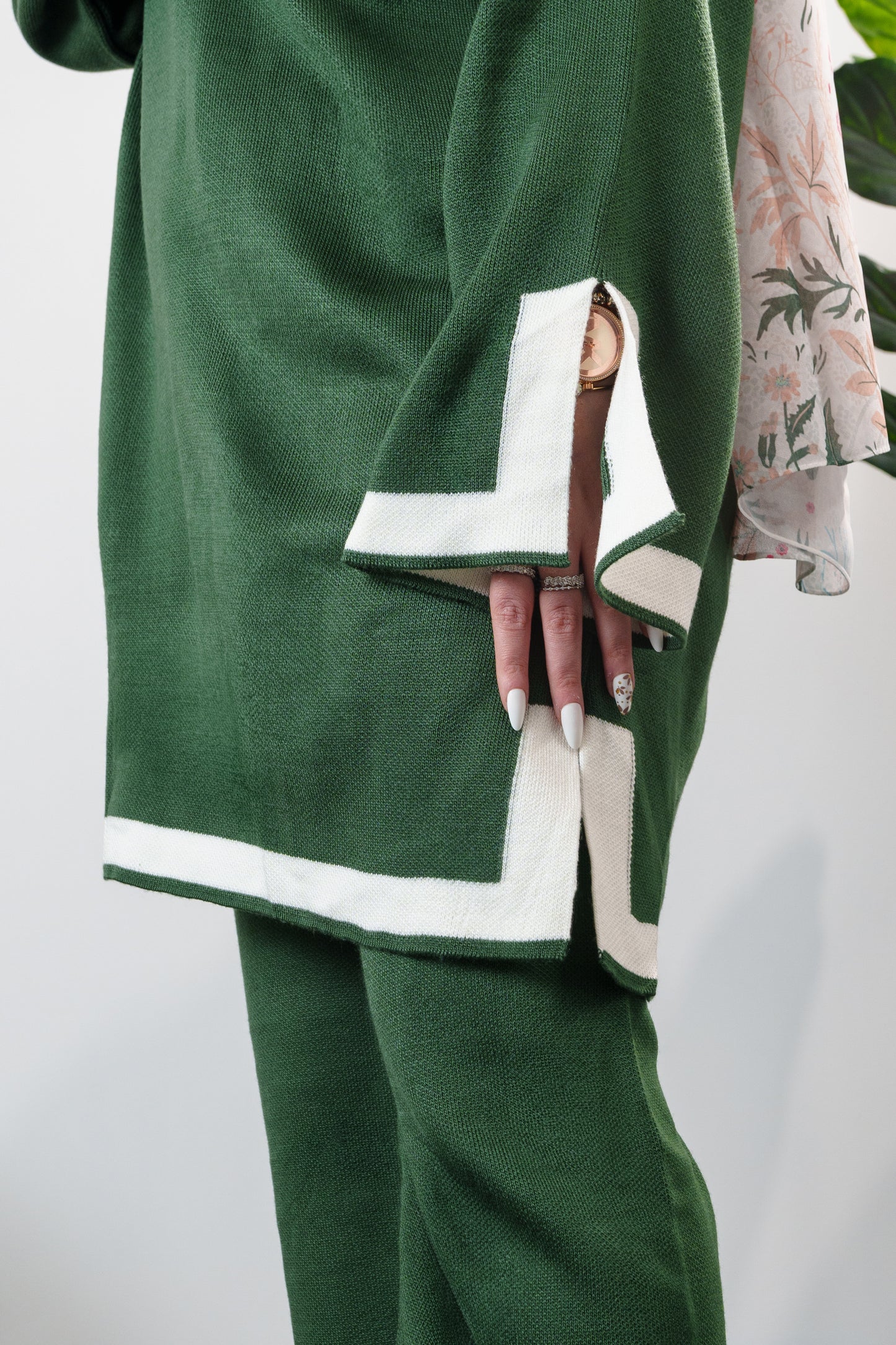 Women's Two-Piece Long Tunic Set