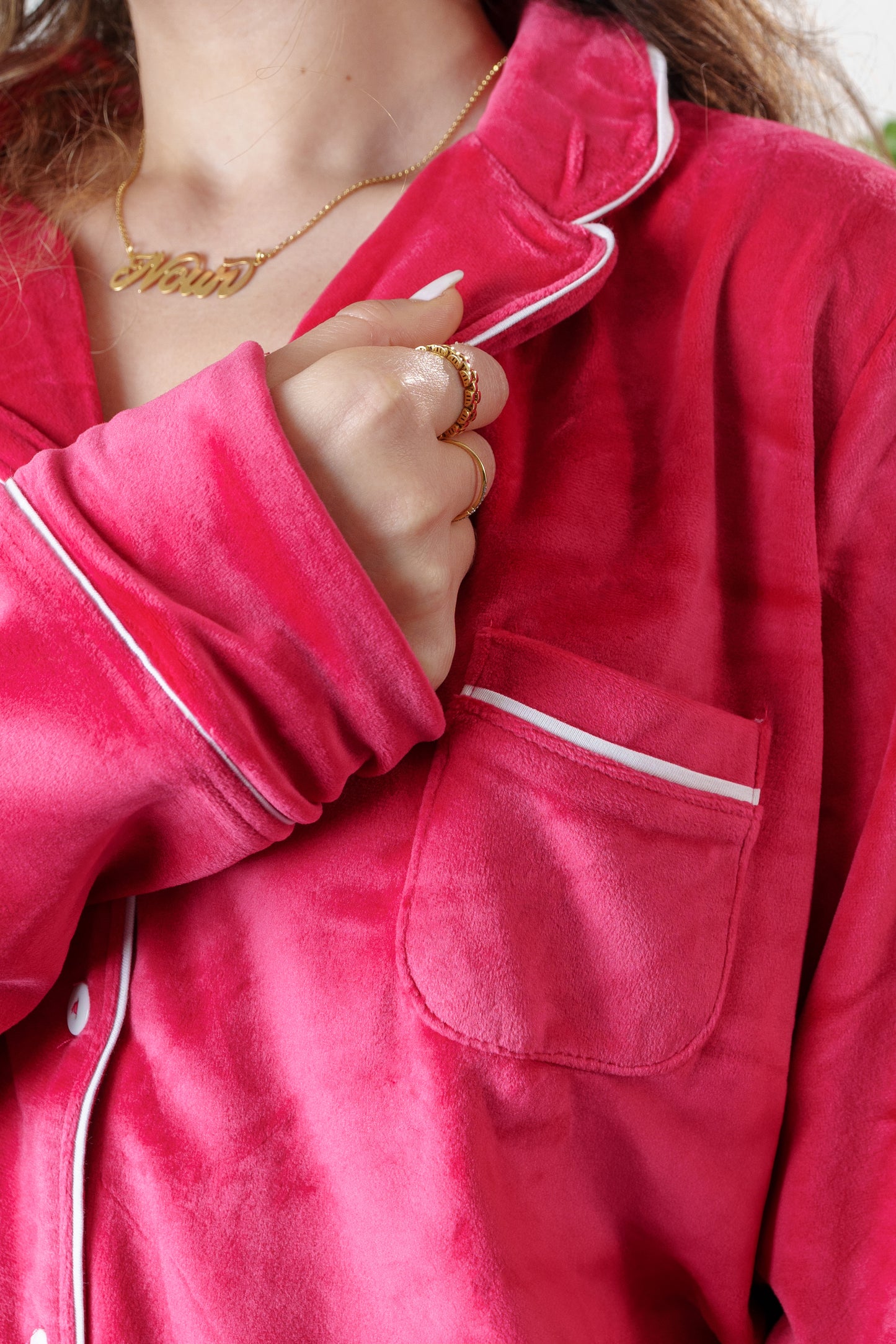 Women's Velour Pajama Set