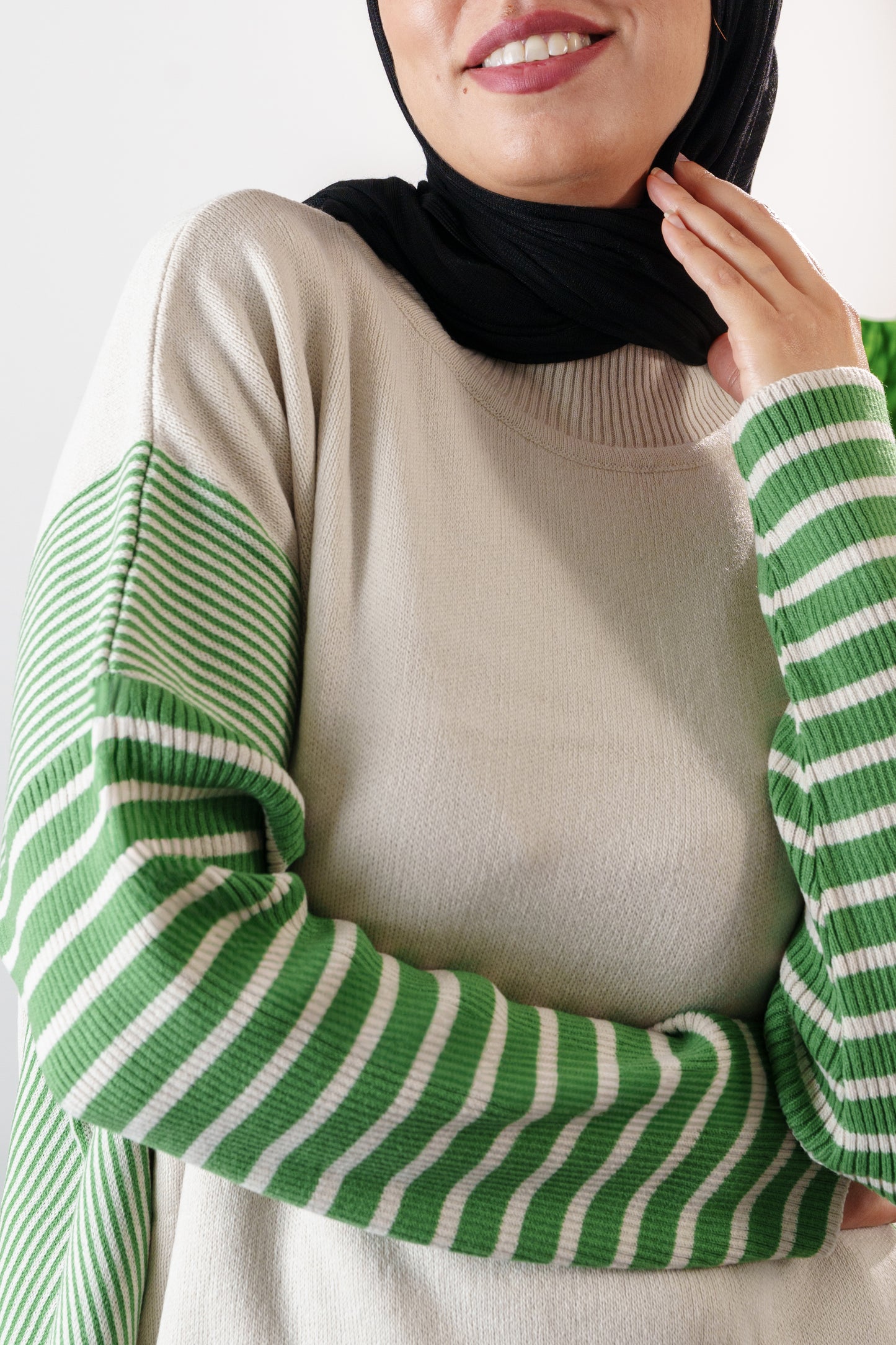 Striped Knit Sweater