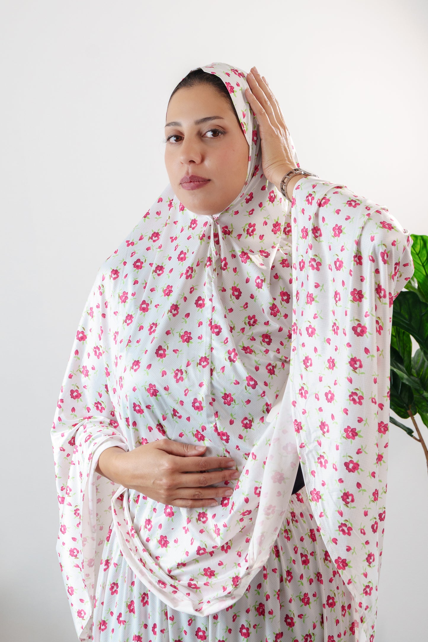 Women's Floral Printed Praying set