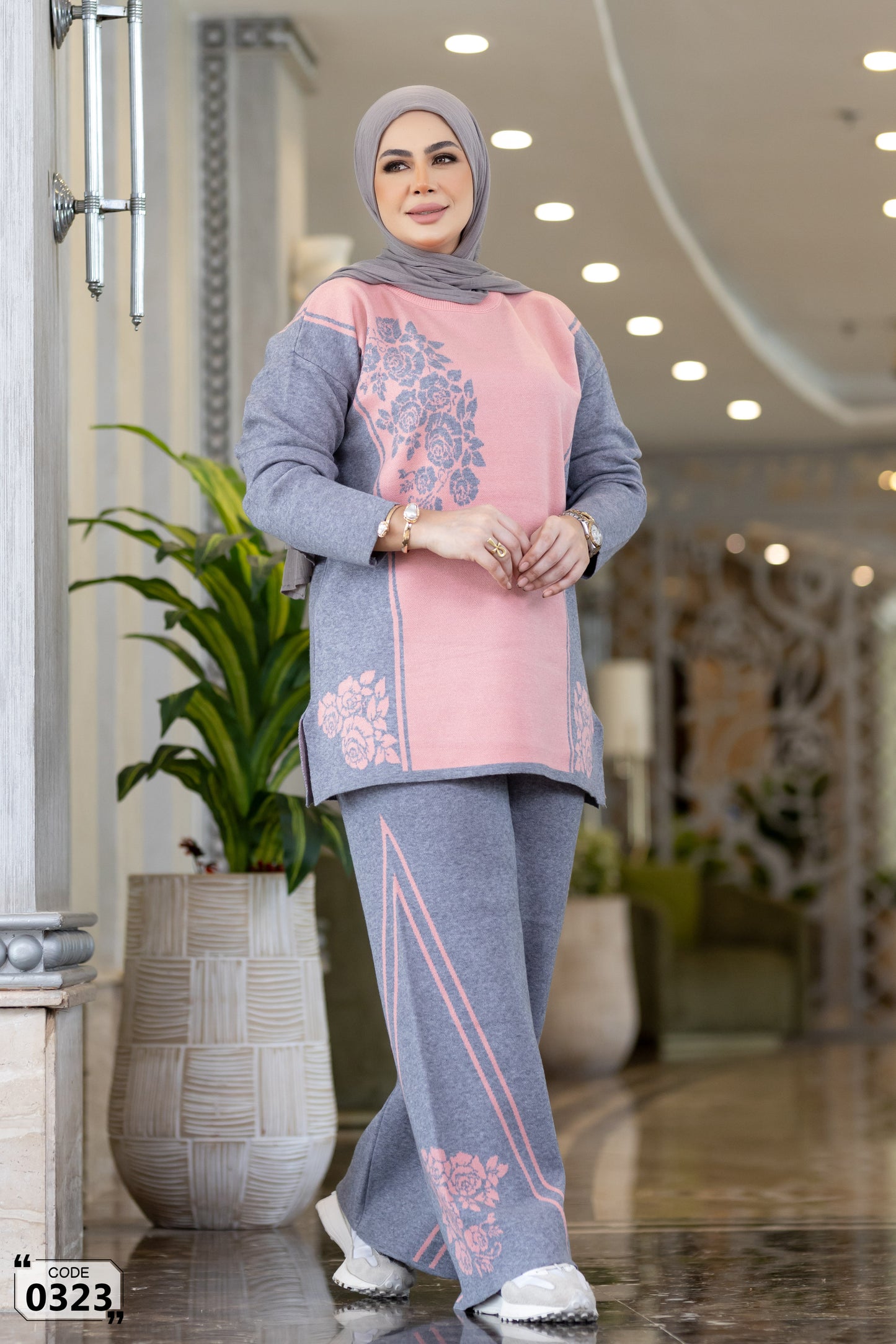 Floral Harmony Two-Piece Set