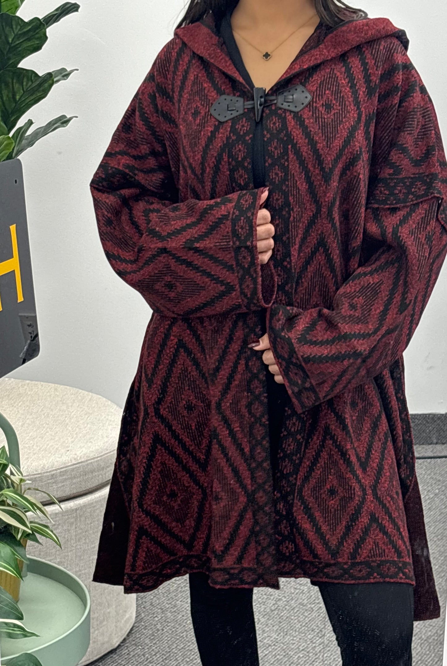 Open jacket 23006 knitwear