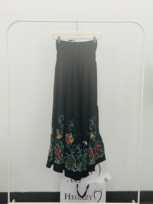 Floral Embroidery Skirt 4017