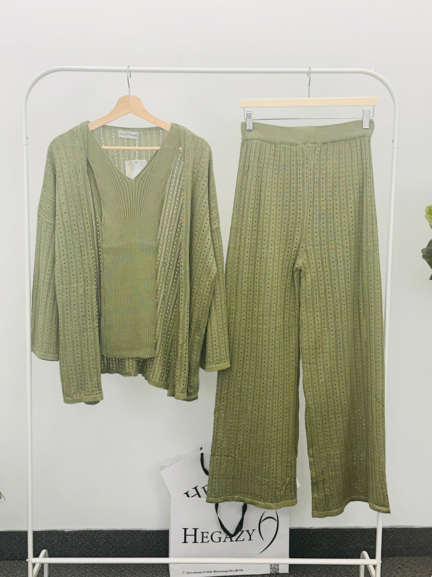 Set koresha 3 pieces jacket+cut shirt+trouser