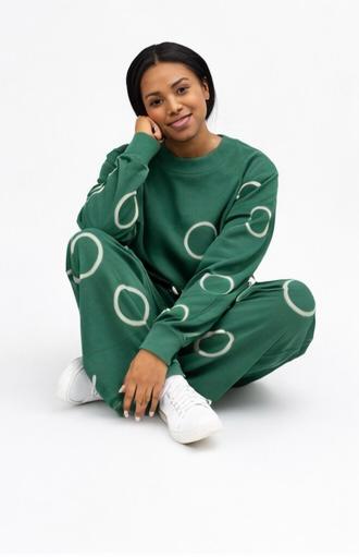 Knit Co-ord Set with circles