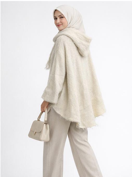 Oversized cowl neckline Cardigan