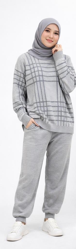 Heritage Plaid Knit Co-Ord Set