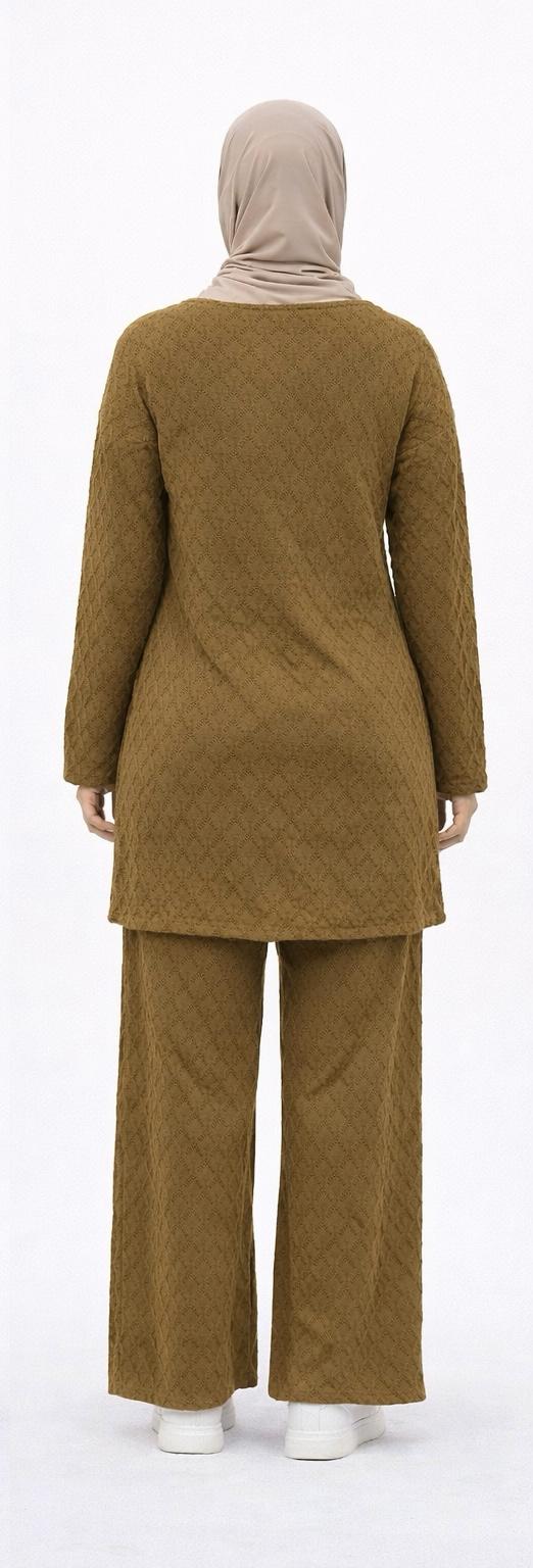Textured Modest Knit Set