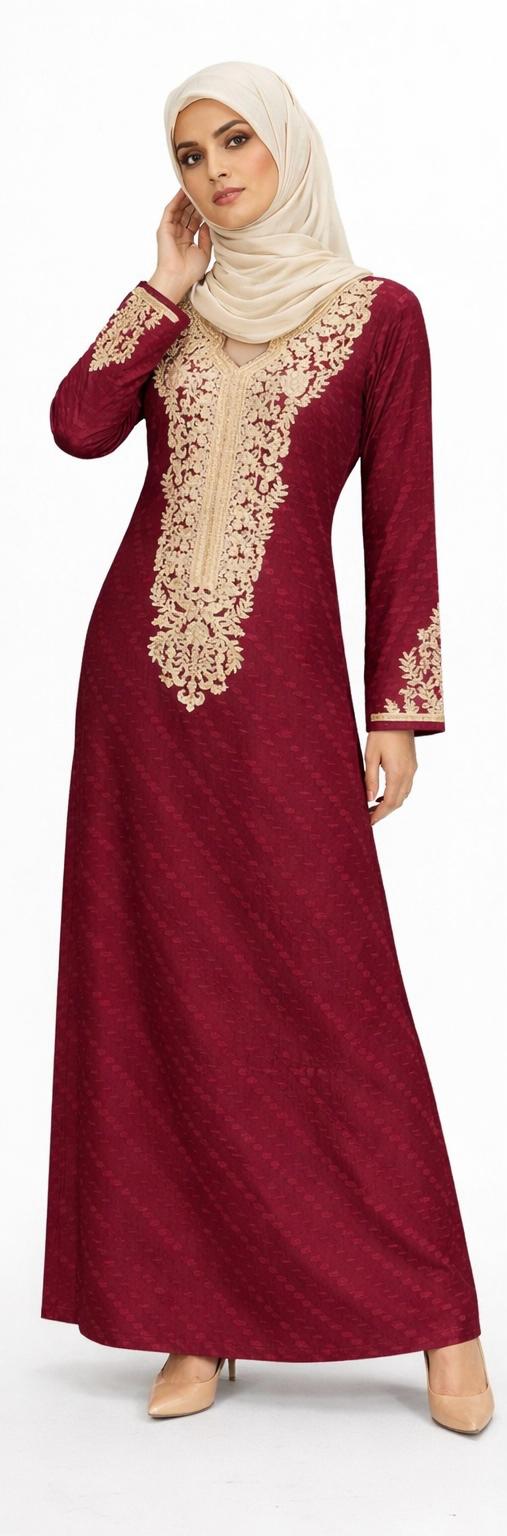 Leaf Elegance Jalabiya