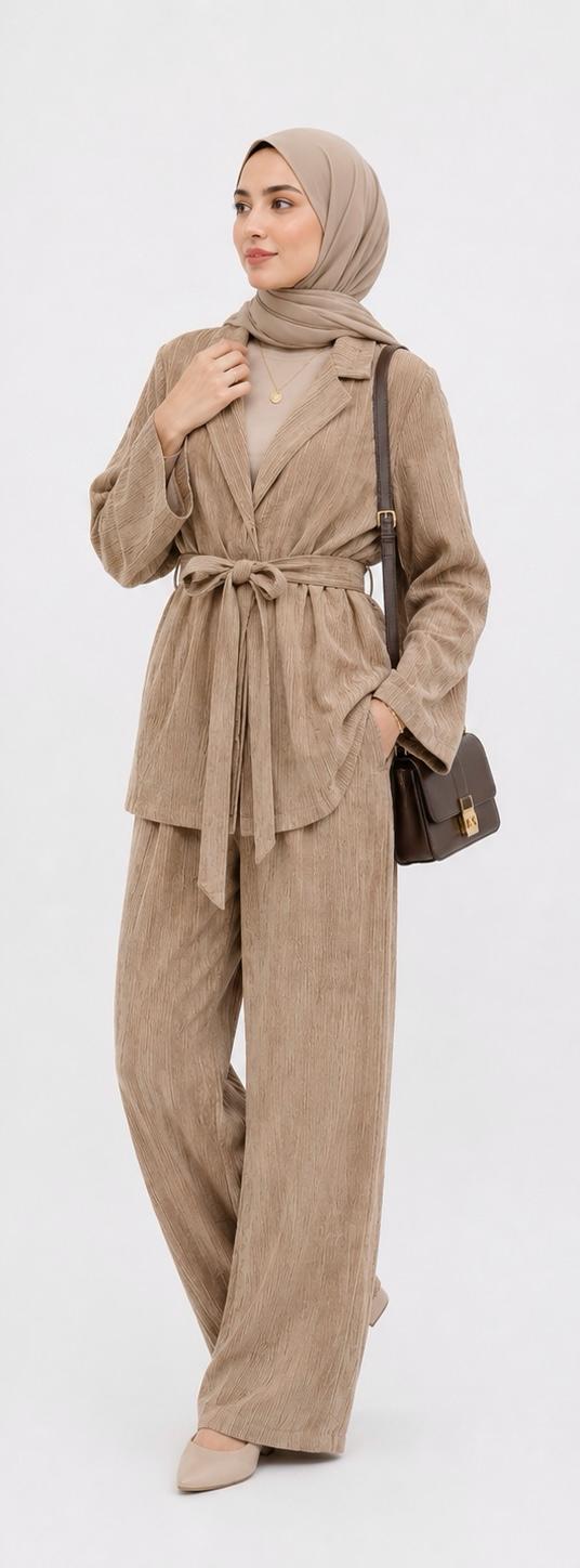 Earth tones textured set